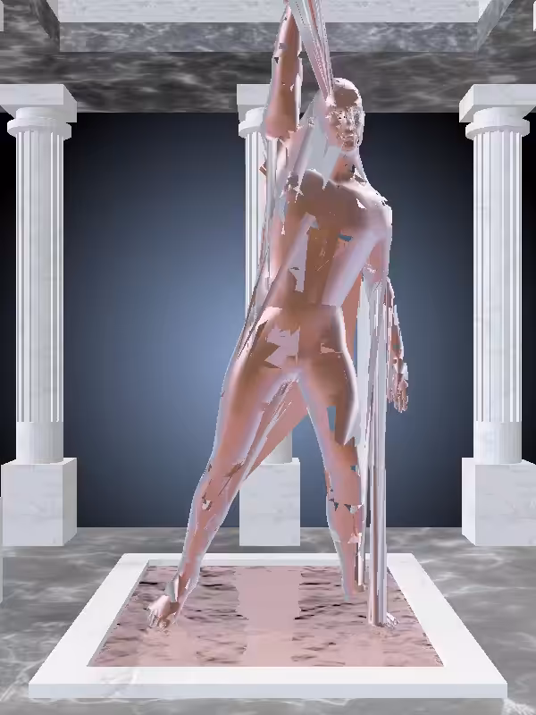 The Jazzy Rosy Shimmer Man #5883