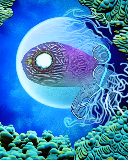 A beautiful sea creature