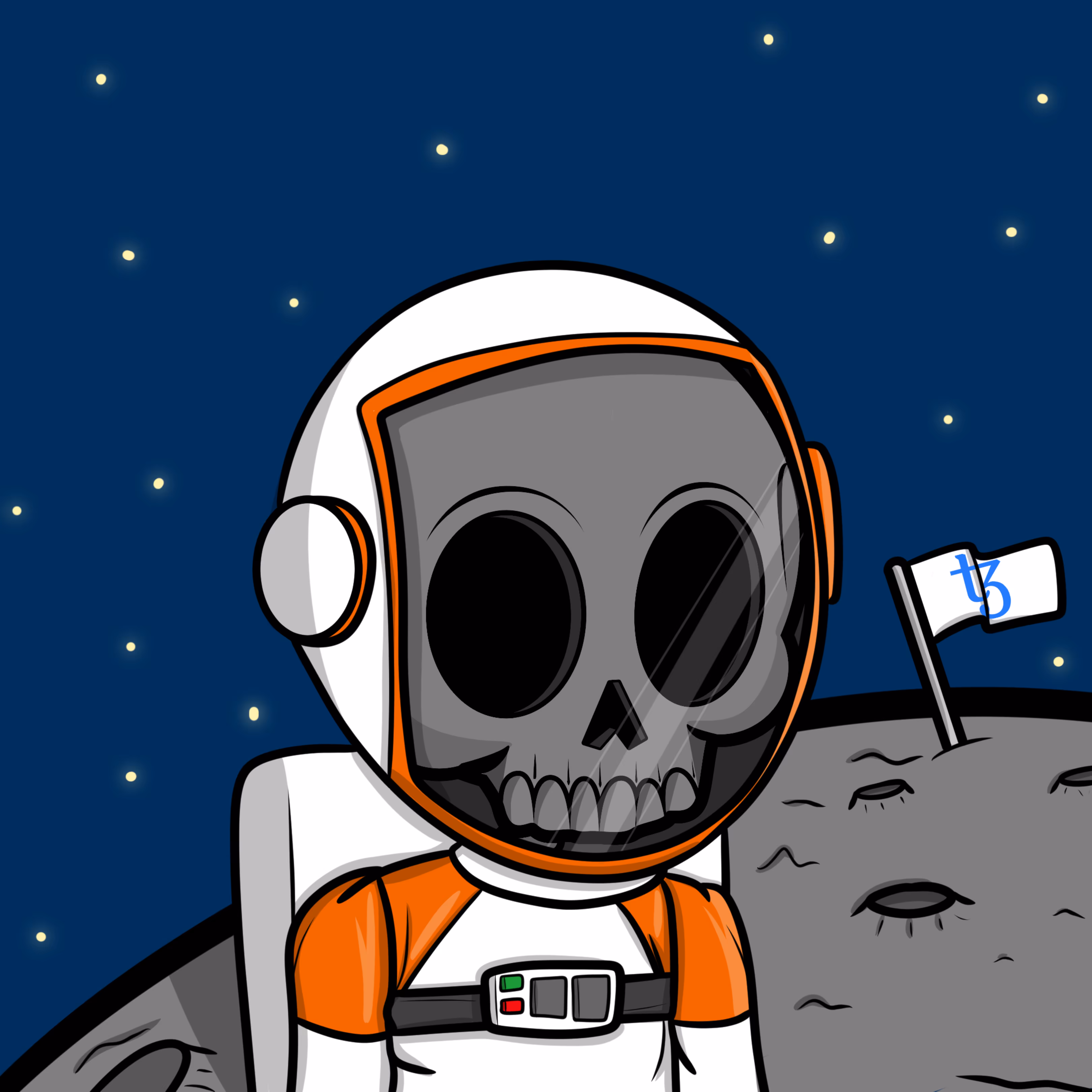 Edgar The Skeleton - Astronaut #388