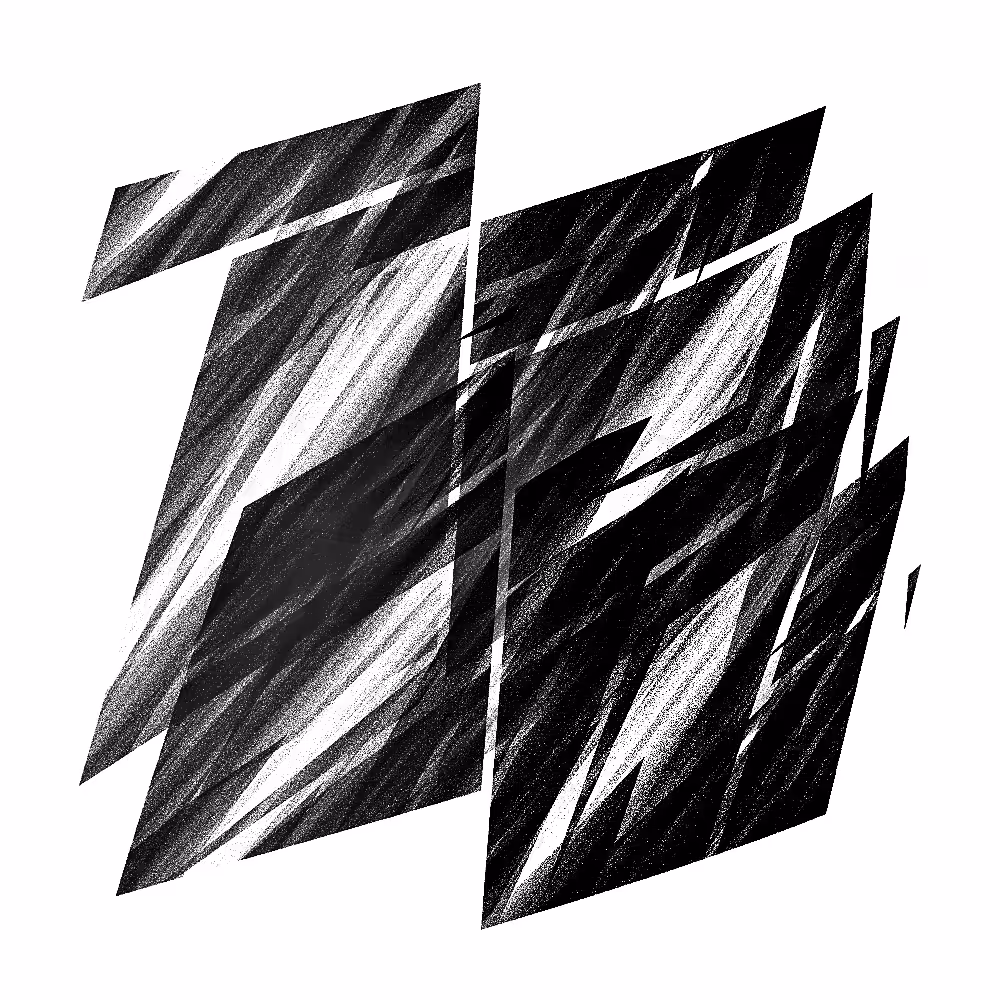 Attractor (incoherent) black and white.
