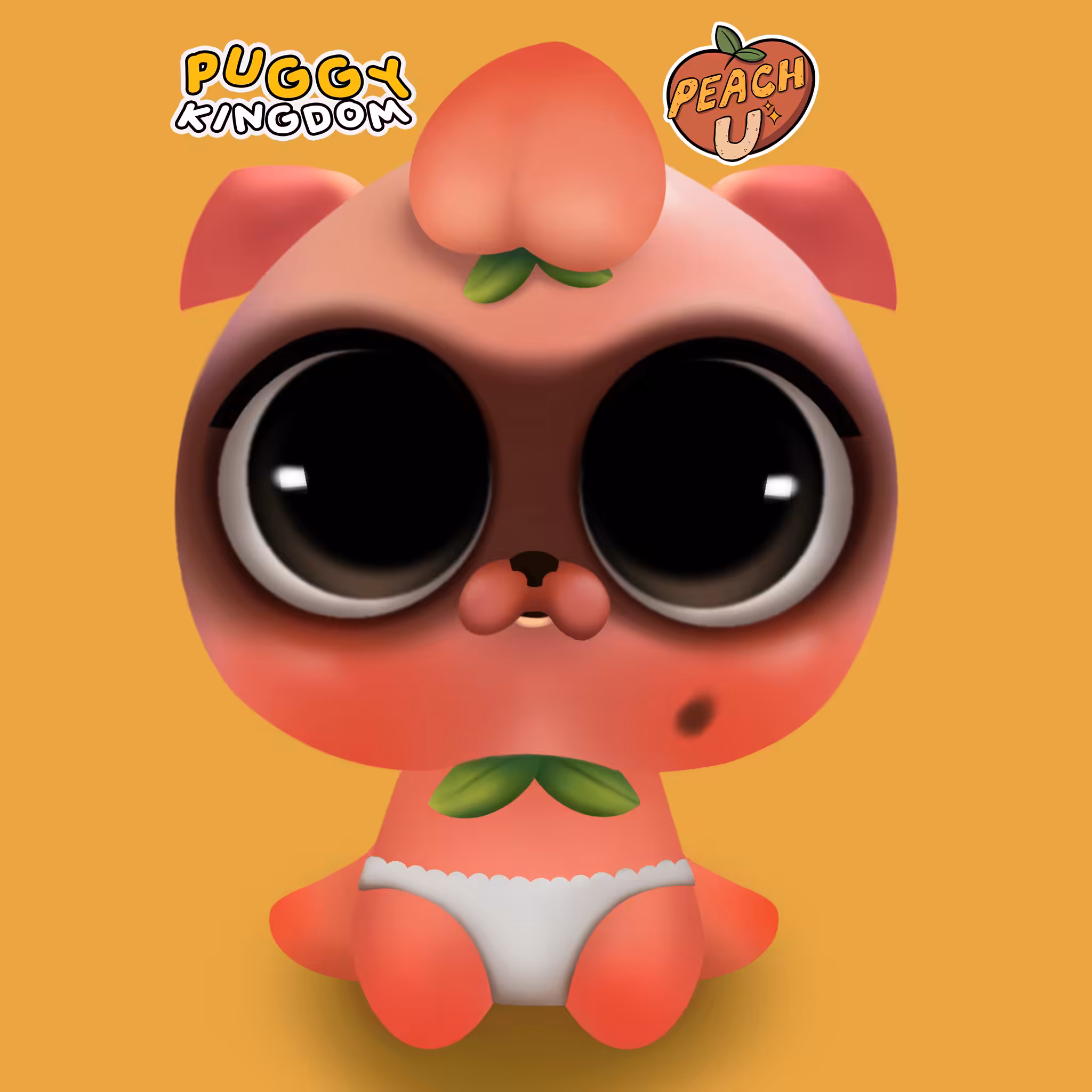 Puggy #collabs Peach U no.12