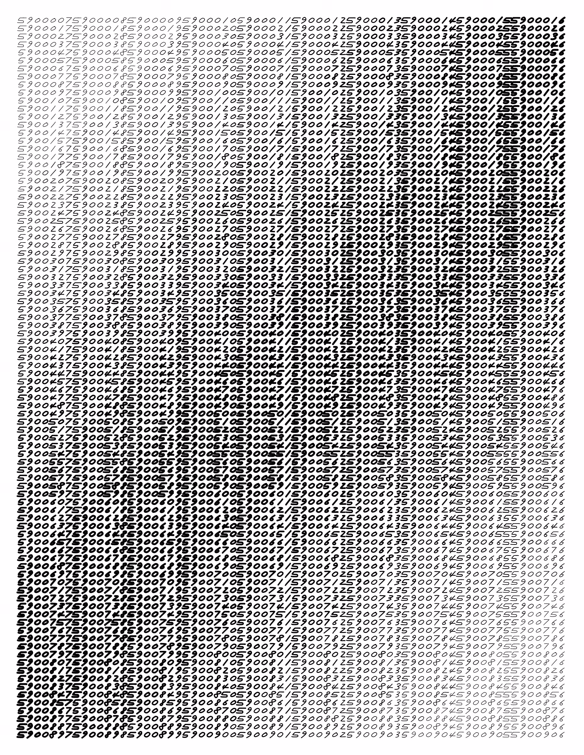 Endless (5,607,250 to Infinity) #998