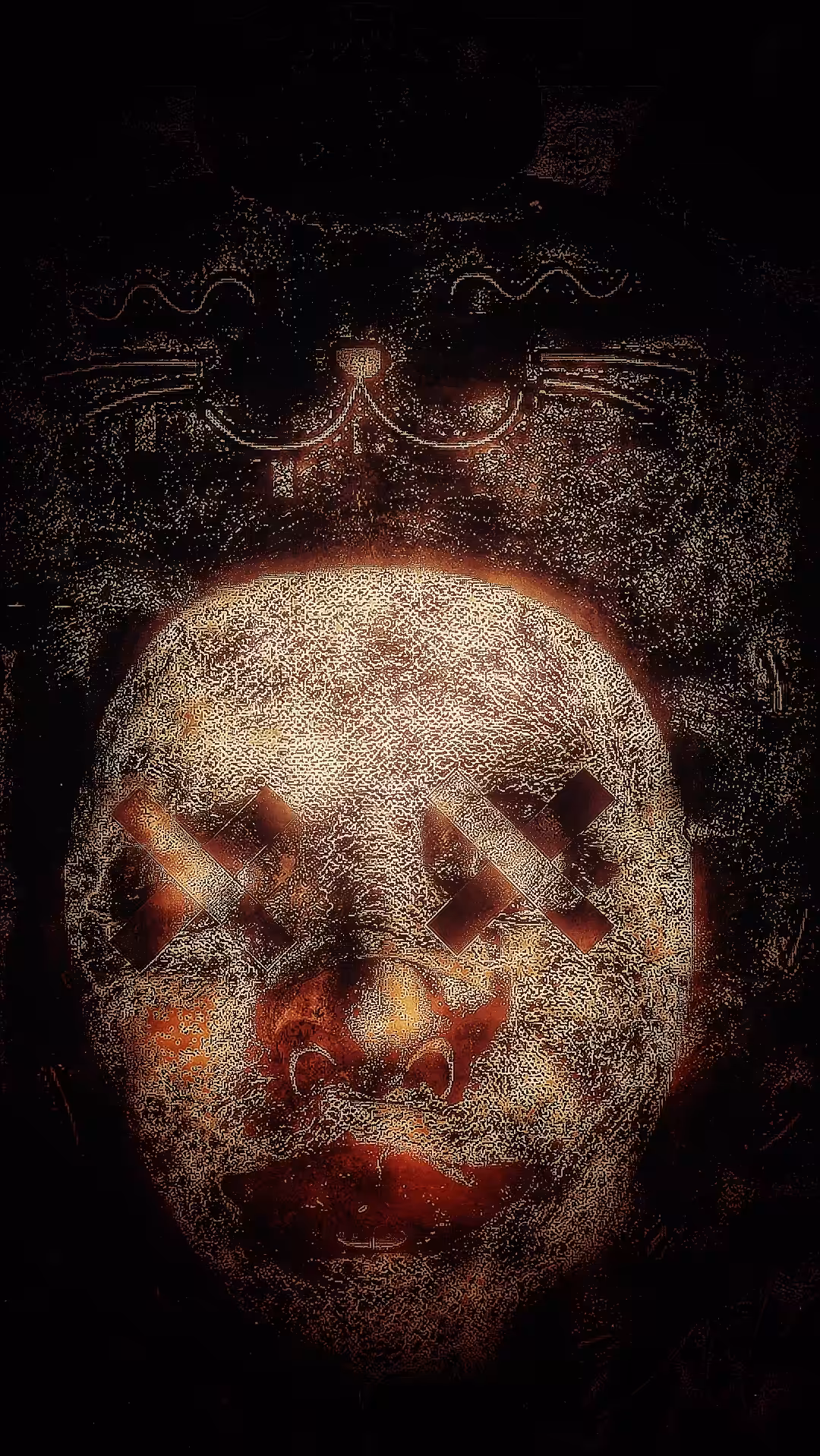 dark face