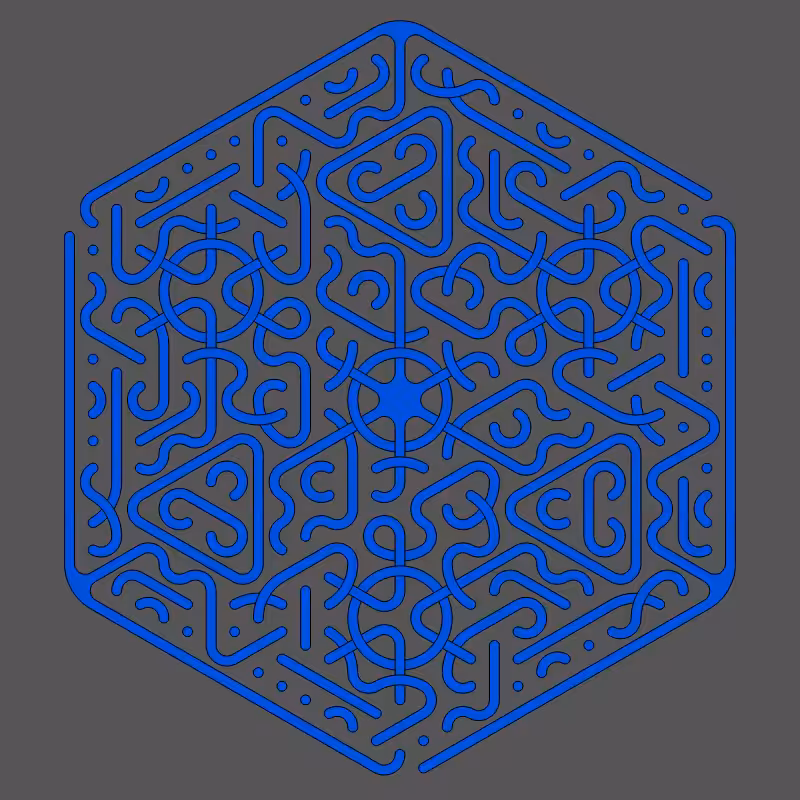 Threefold Symmetry - Dark Variations #232