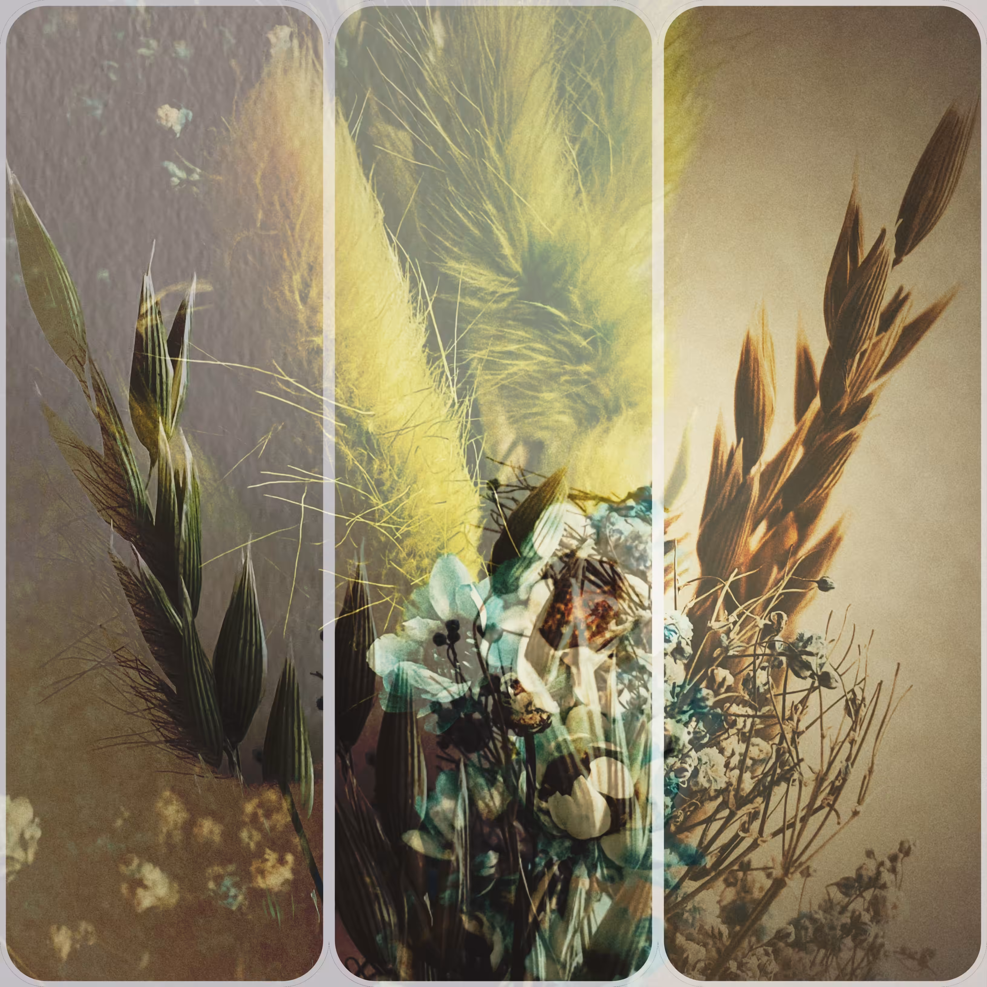 Floral Noise: Awakening in Greens