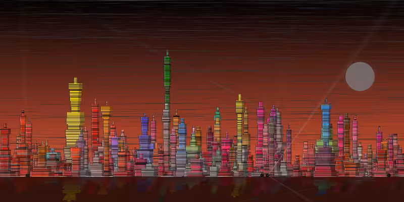 Fictional Cityscapes #70