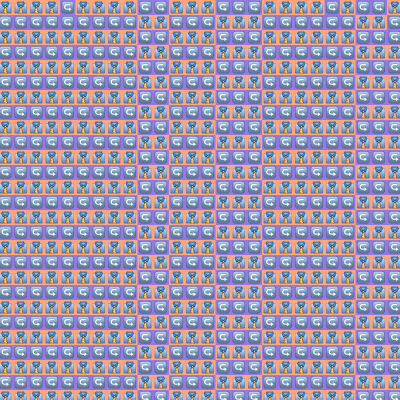 Elementary Cellular Emoji Automata #267