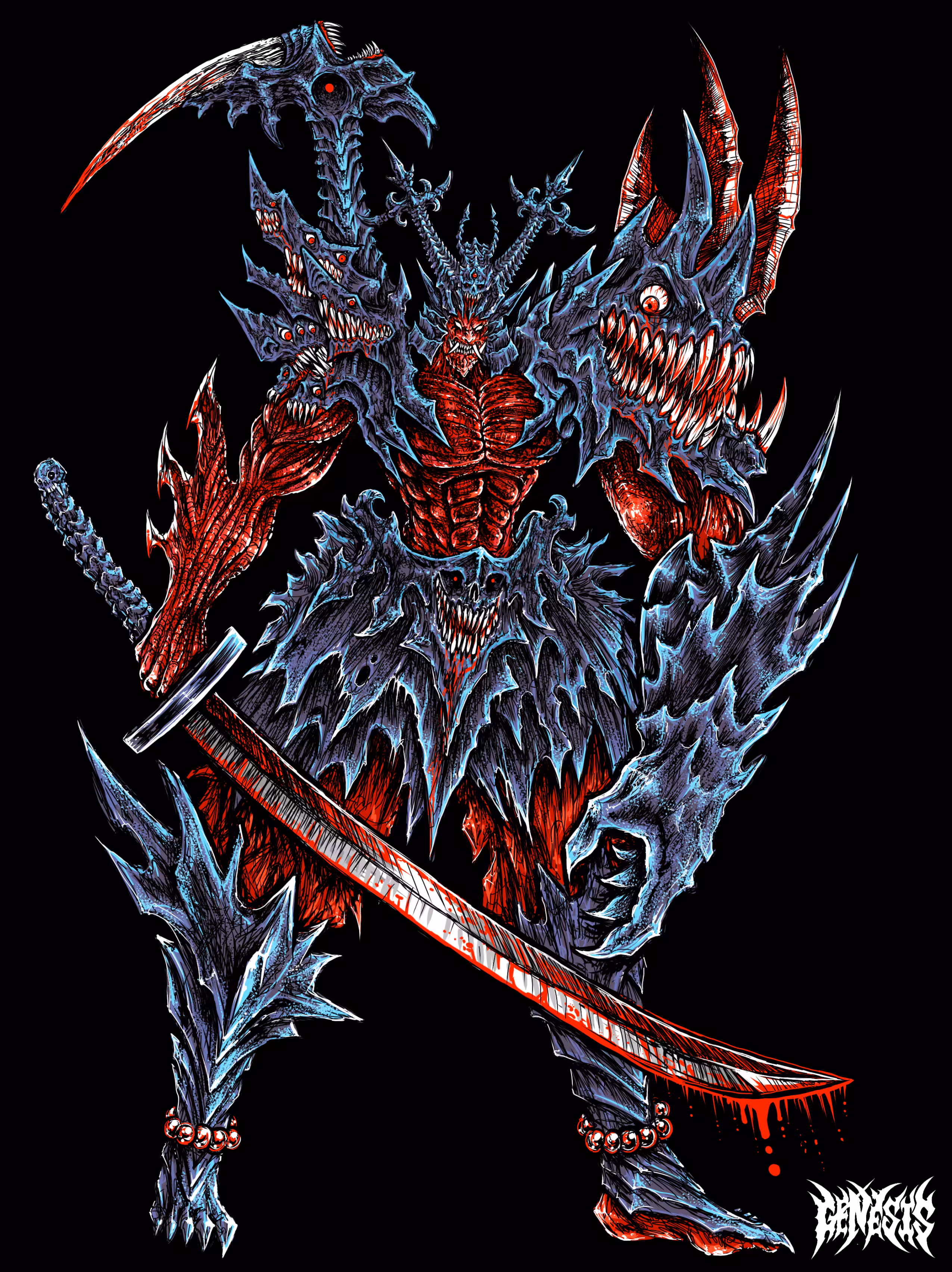 Suwan samurai ​soldier​ #011 (Blood)​