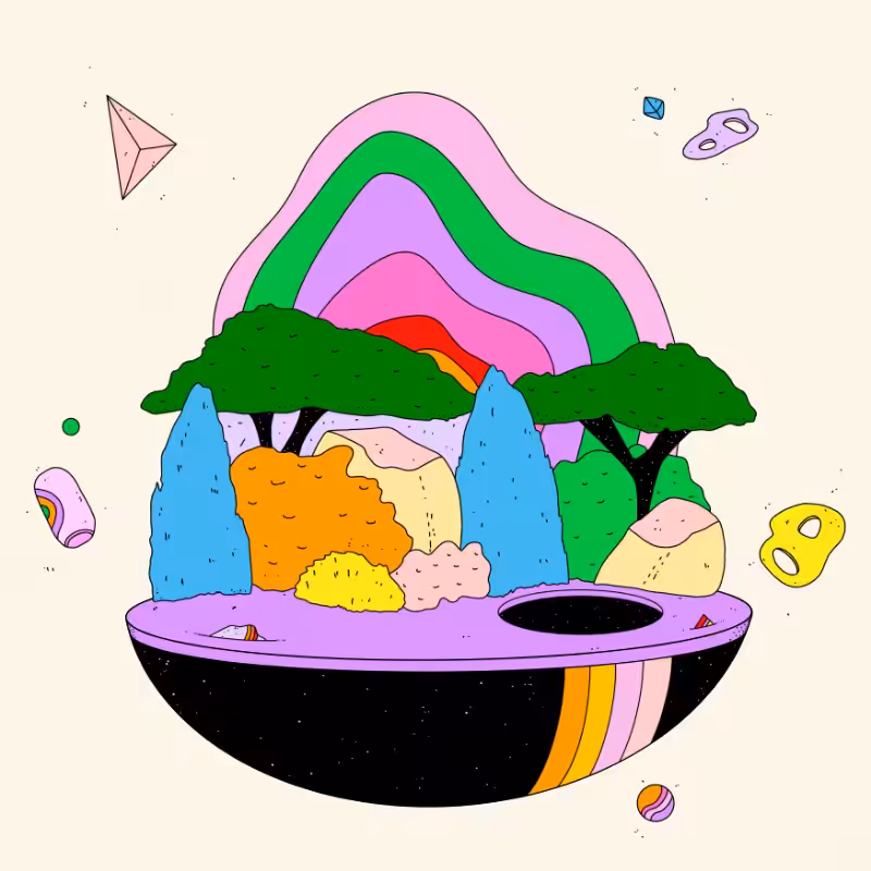 🌈🌴🪐 #234