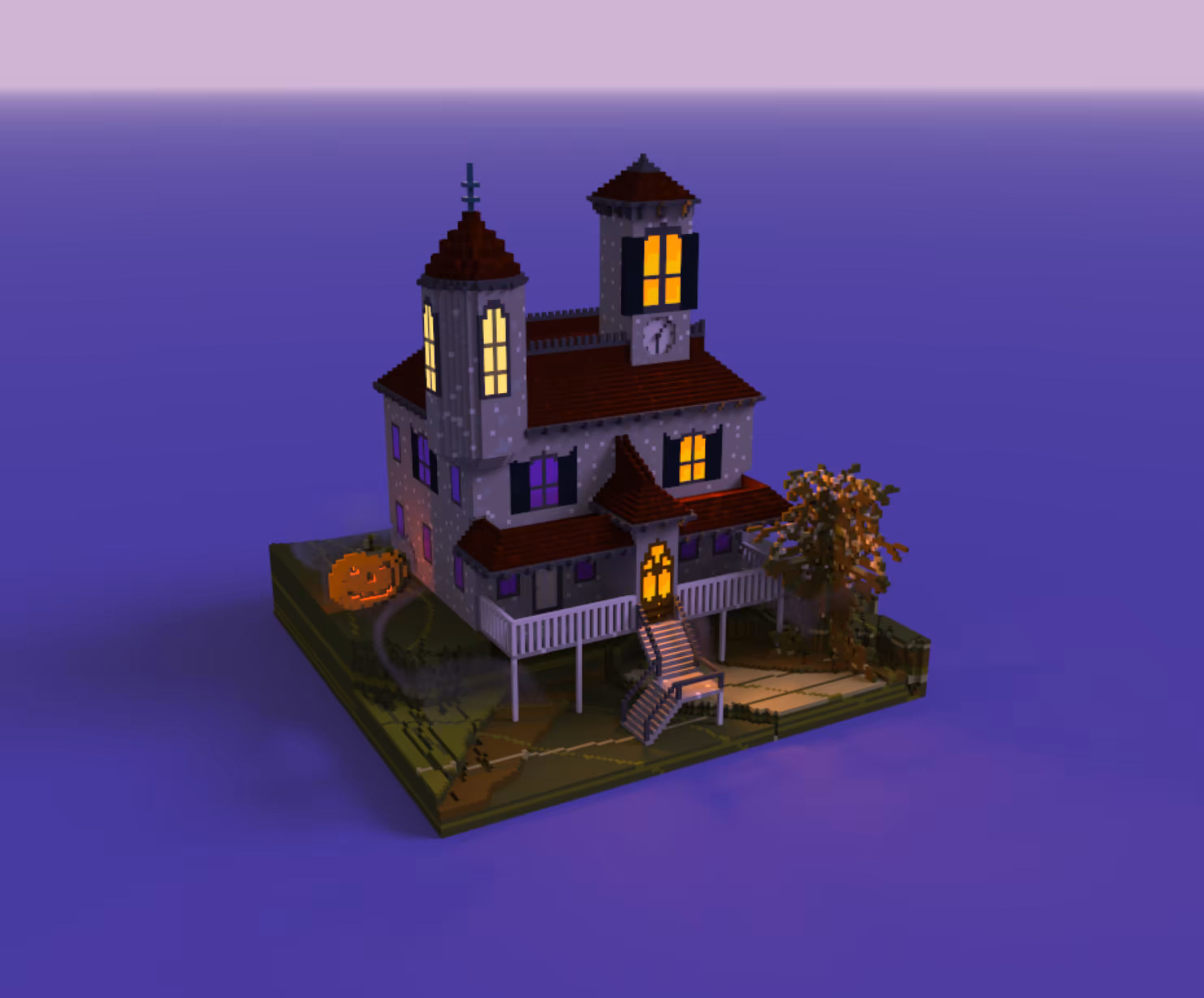Spookey House (Voxel Art)