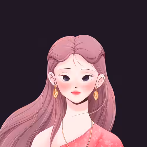 Muimooi in The Polygonland: Thai girl anime