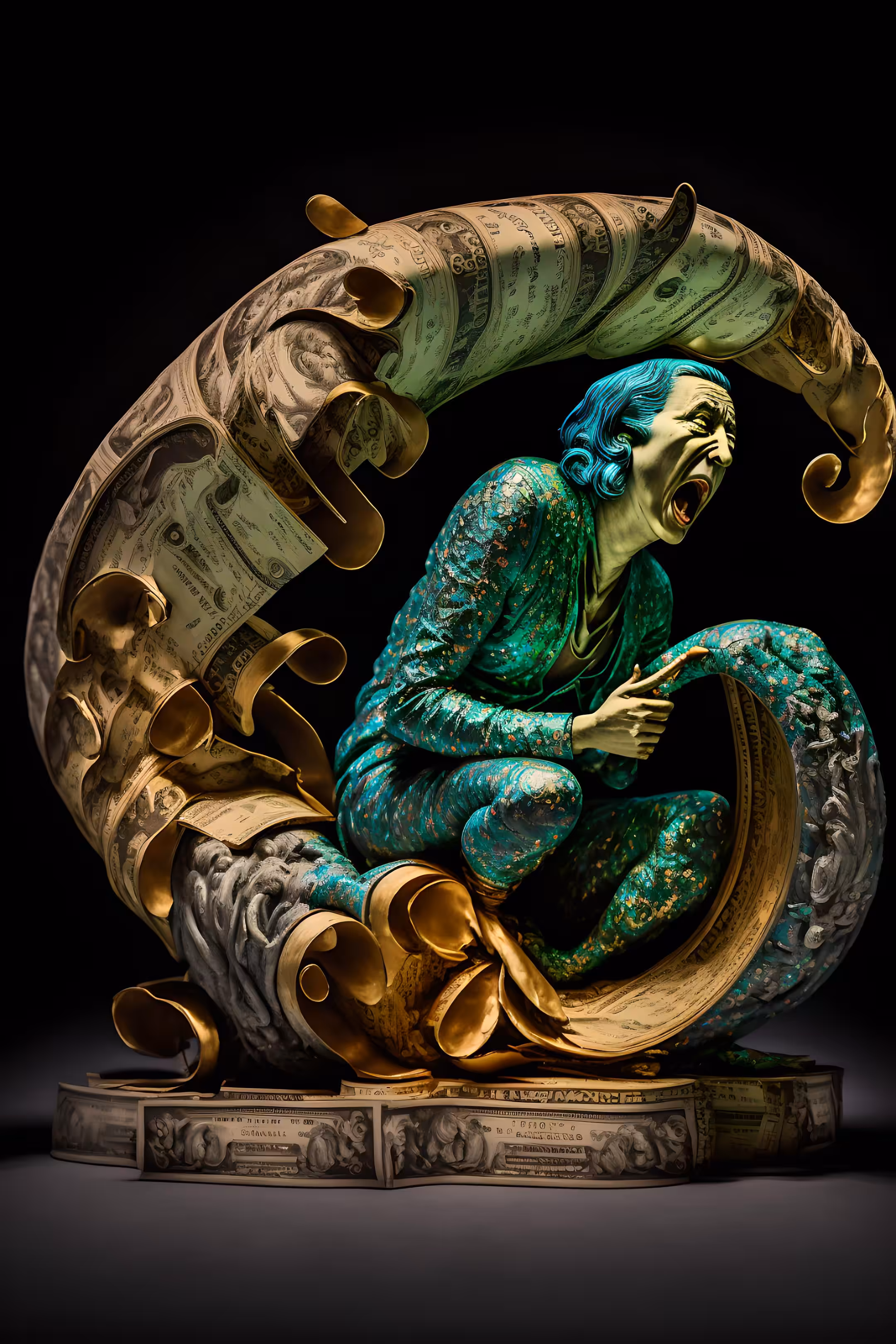 Swallowed by Greed