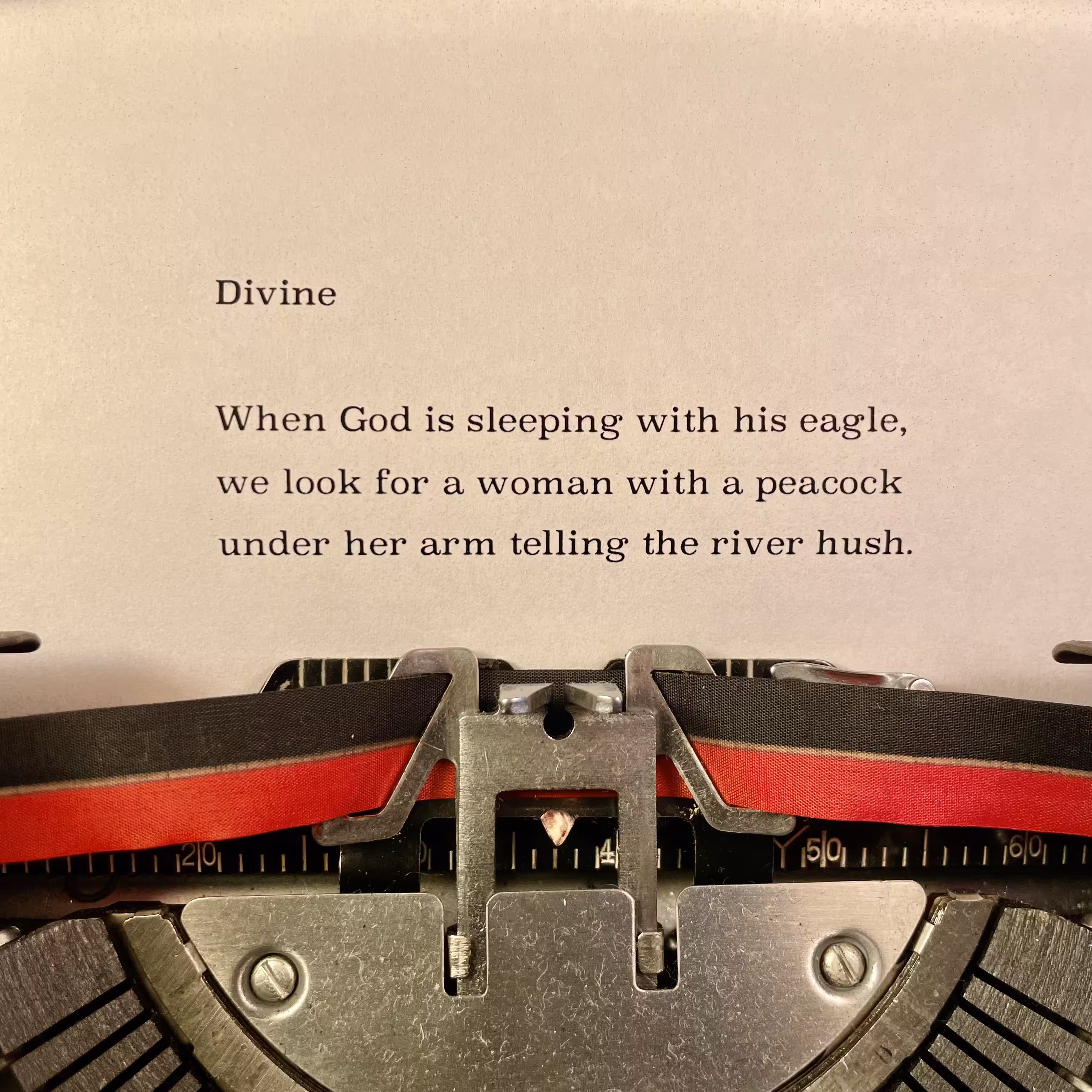 Love Poem Tercets: Divine