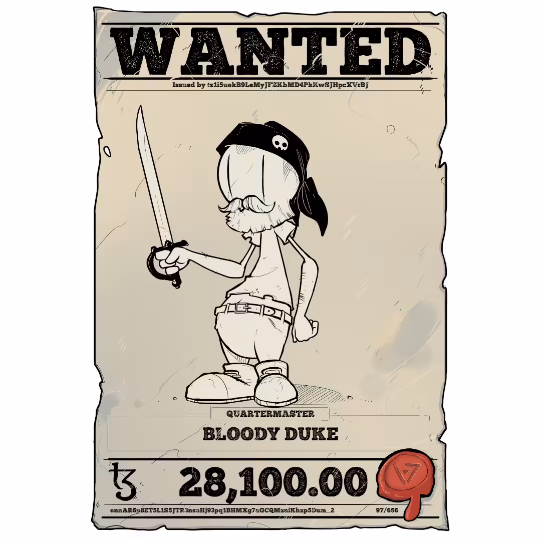 BLOODY DUKE | TEZOS PIRATE 97/666