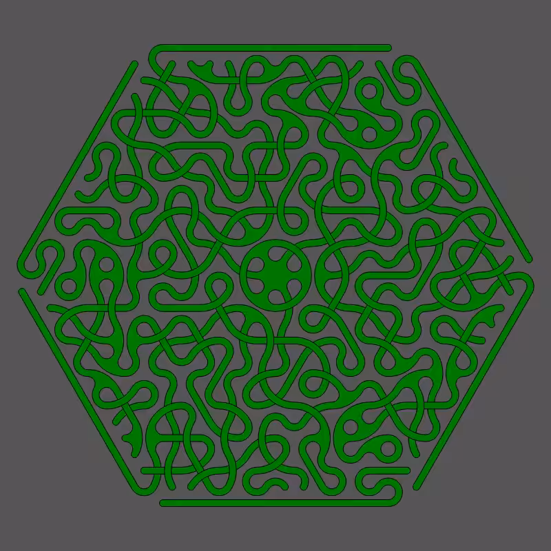 Threefold Symmetry - Dark Variations #477