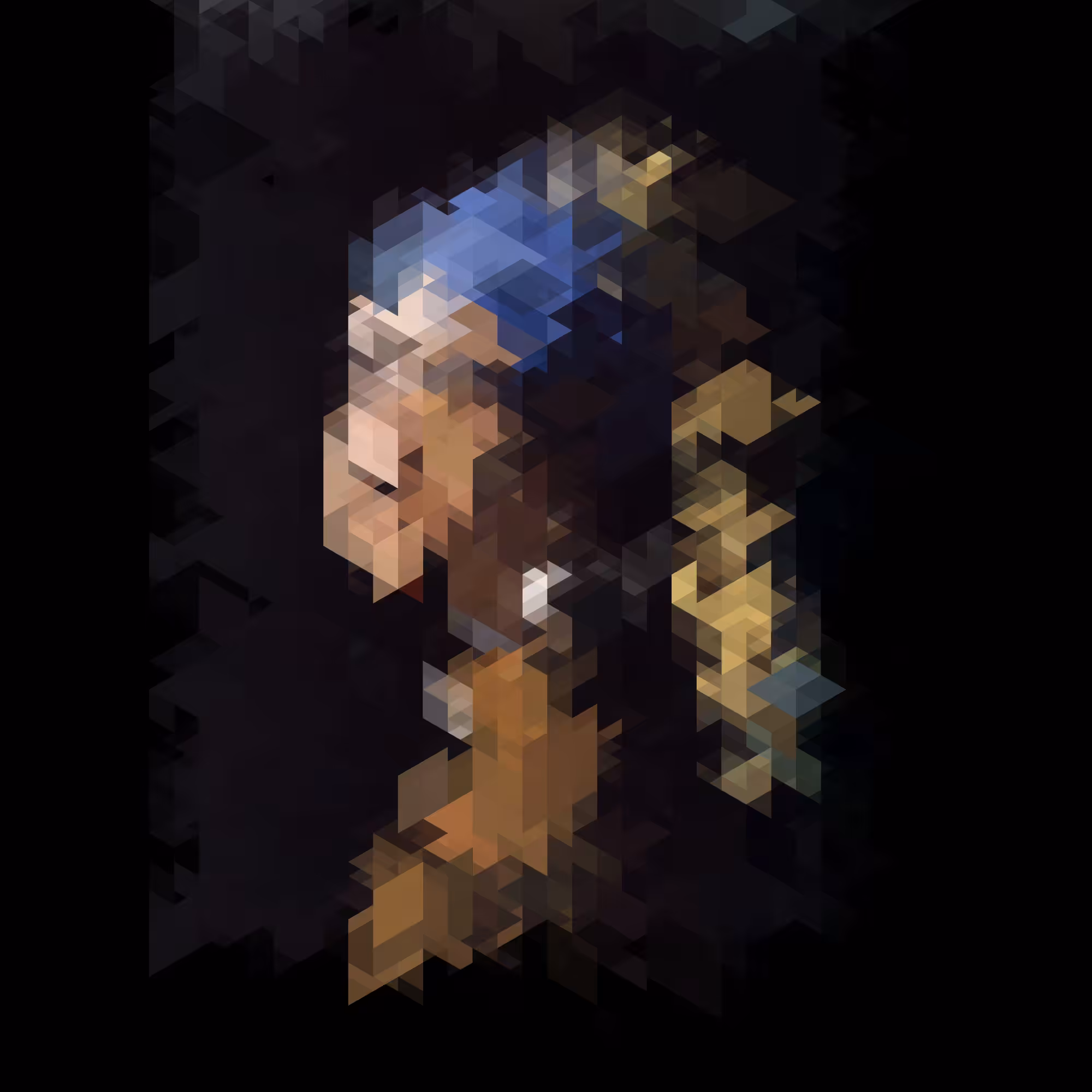 Iconic Panelscape Girl with a Pearl Earring 