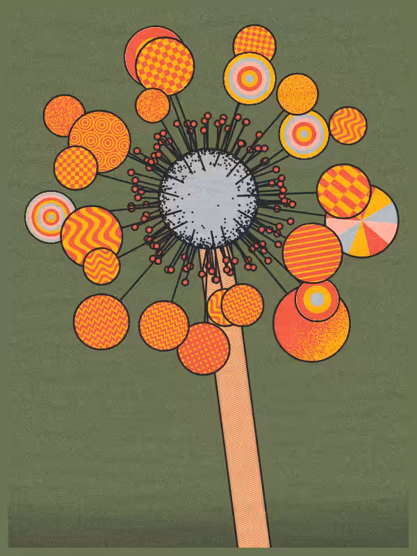 Abstract Dandelion #23