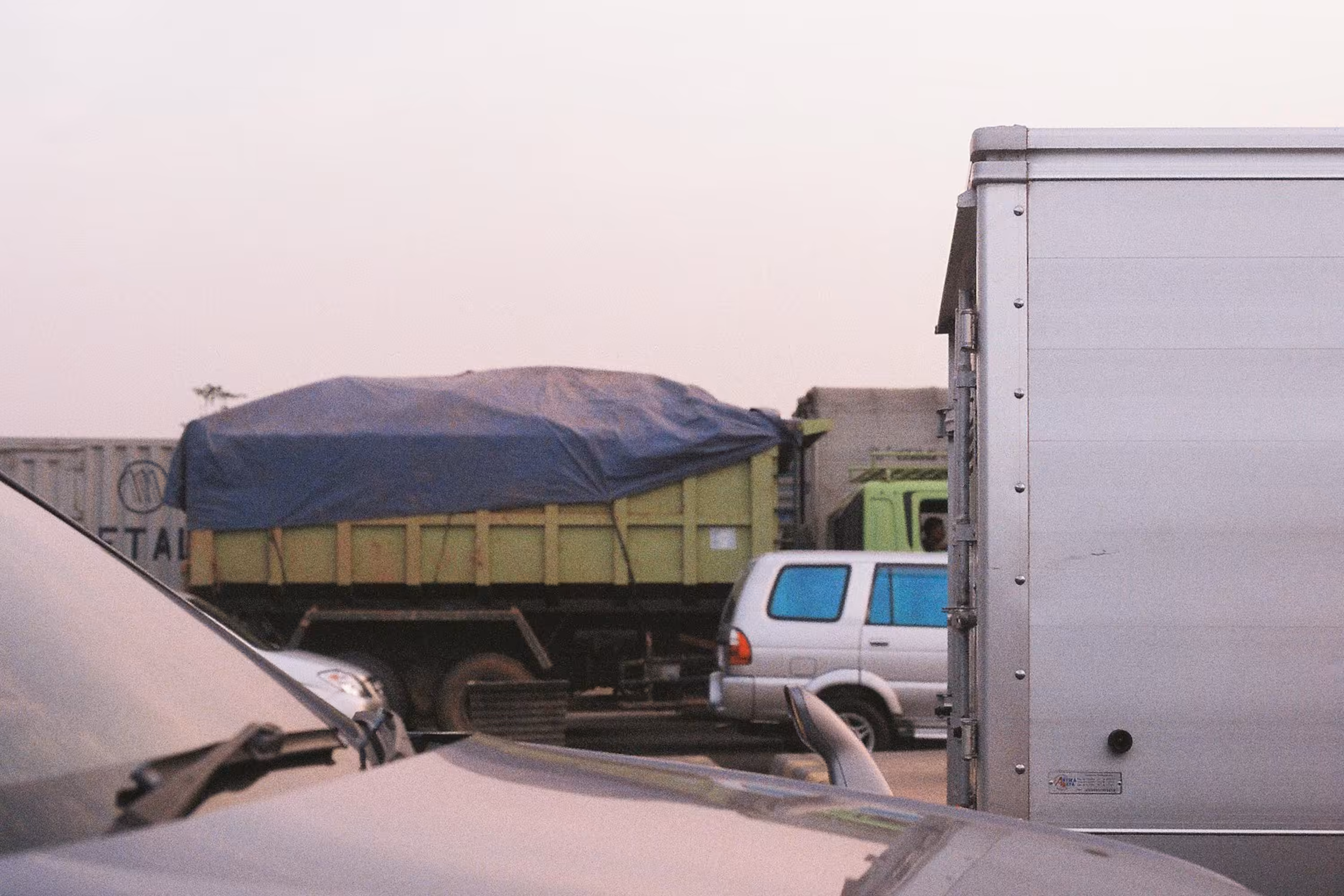 Cars and Trucks at the Highway