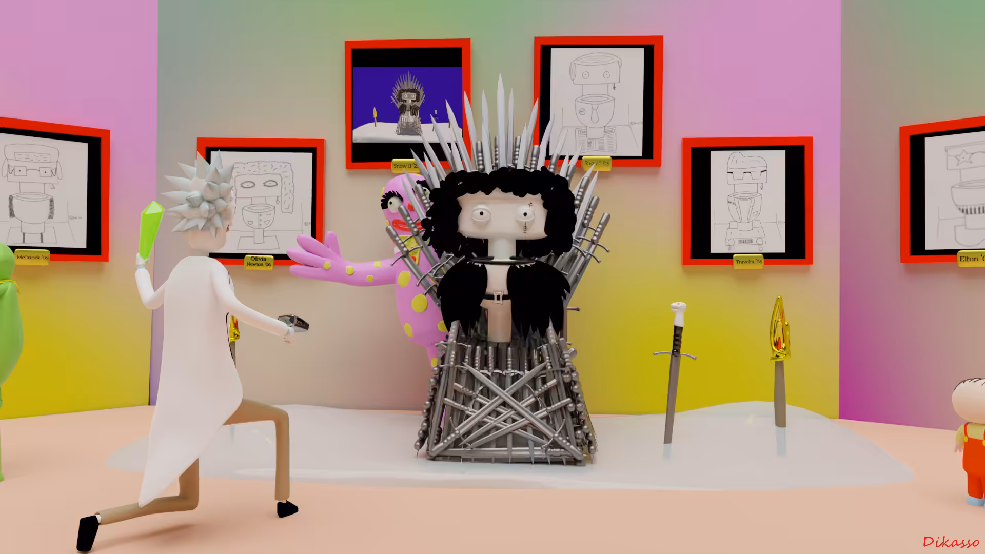 Dikasso's World Famous Johns Gallery - John Snow