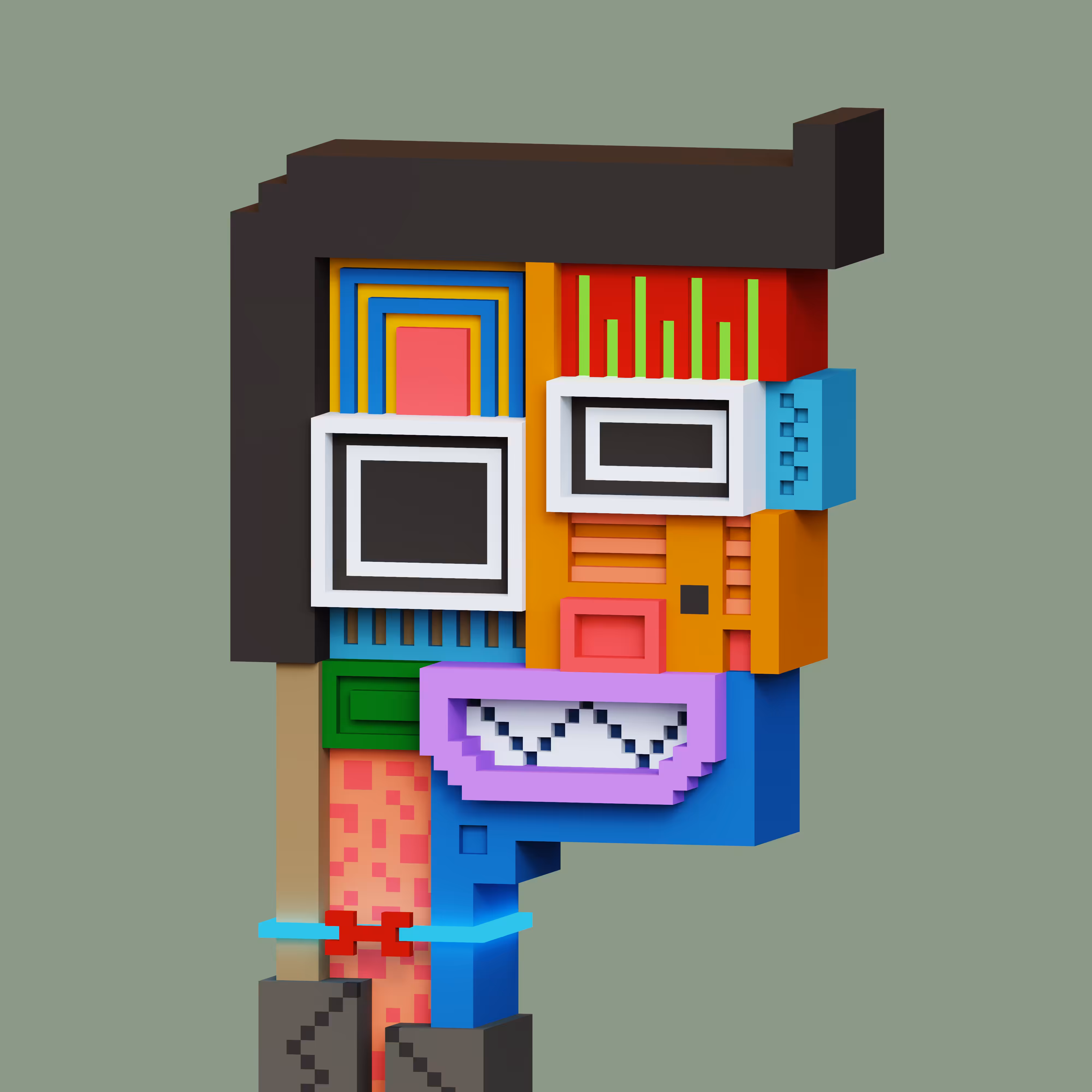 Pop Cubism Voxel 18