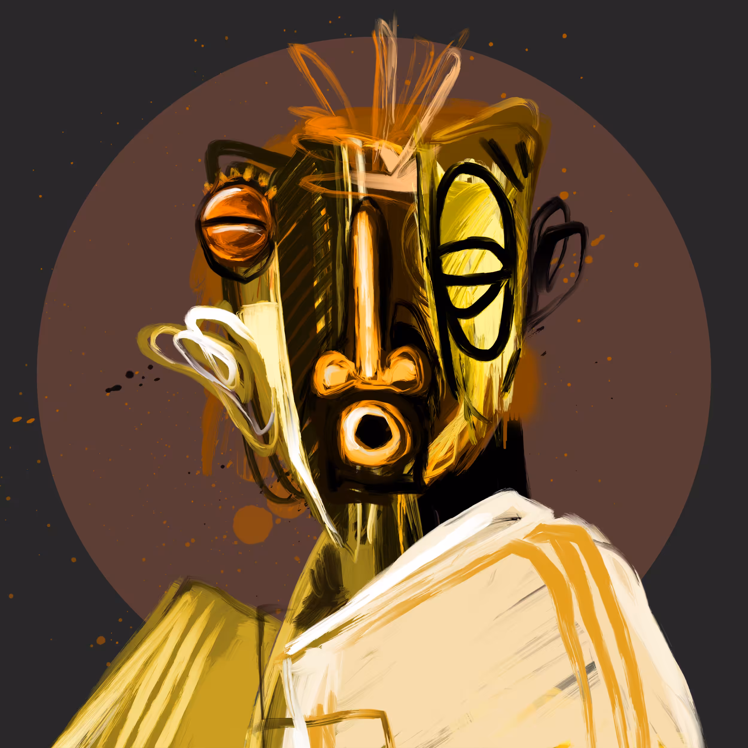 The Unknown Painter (Gold) #7