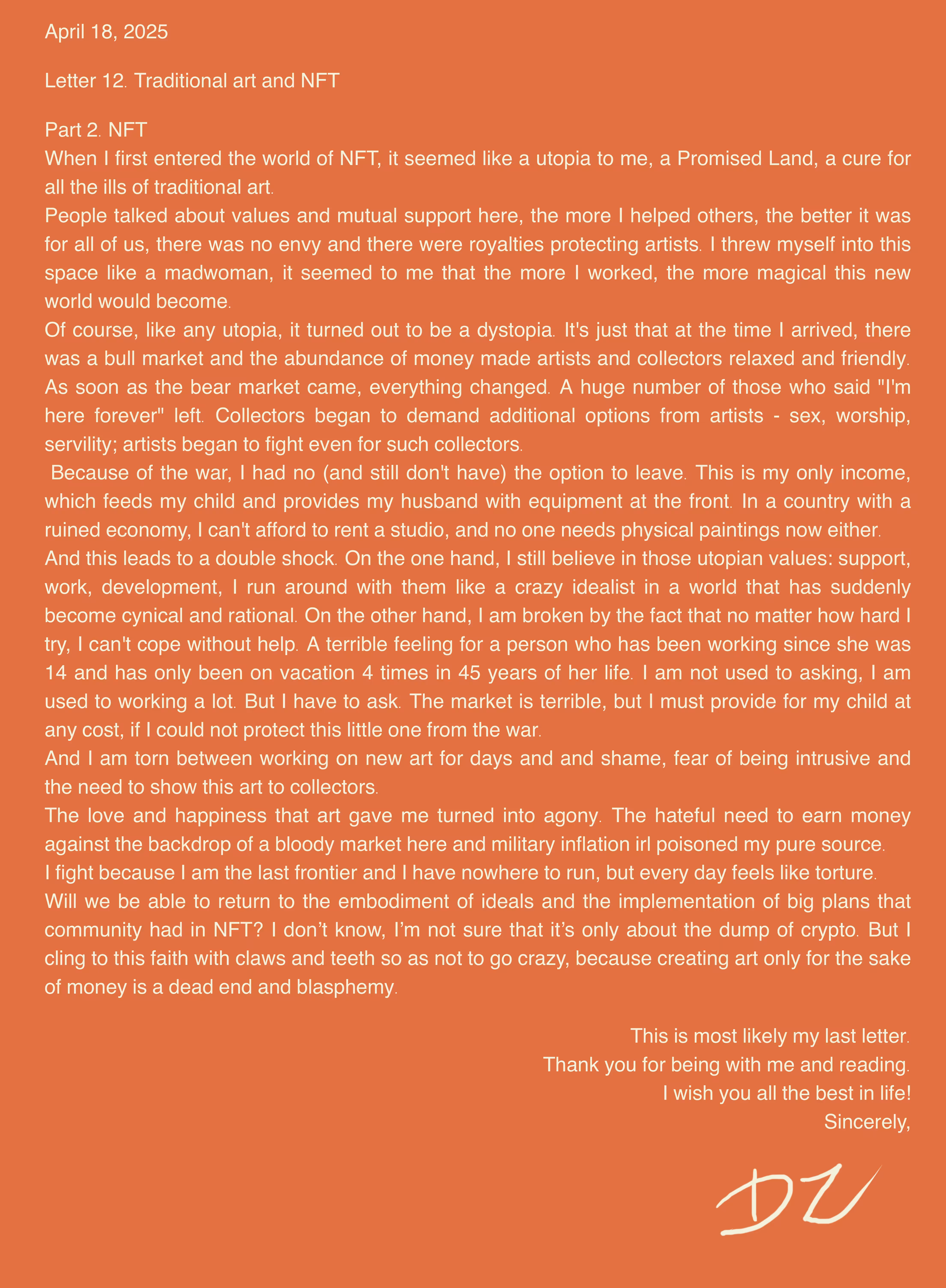 Letter #12 //Part 2