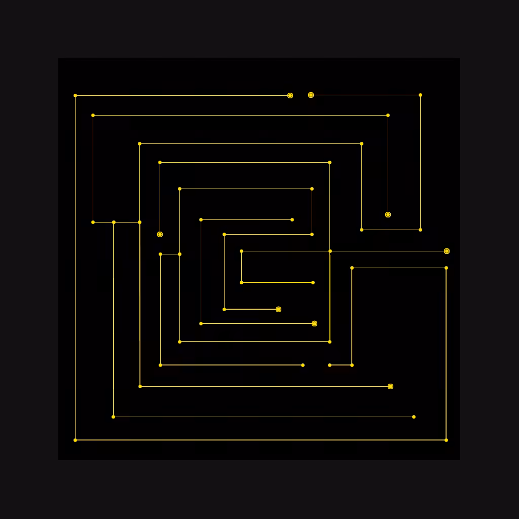 Pimordial Labyrinth Map | ( NAMA tablet ) Shapeshifting Labyrinth WIP mask path