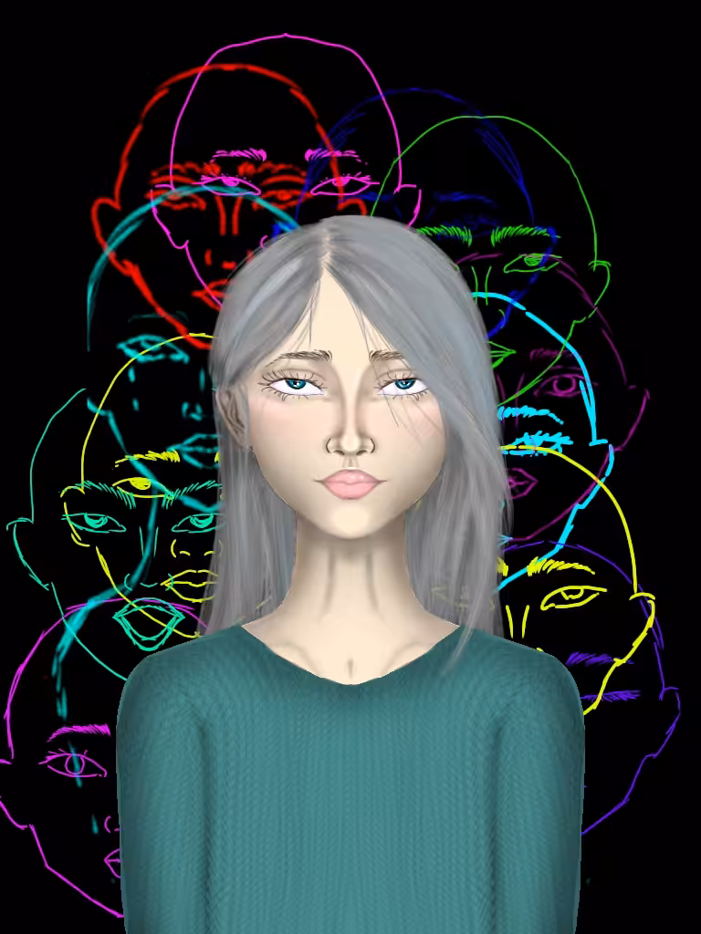 faces and vibes: shadows of us