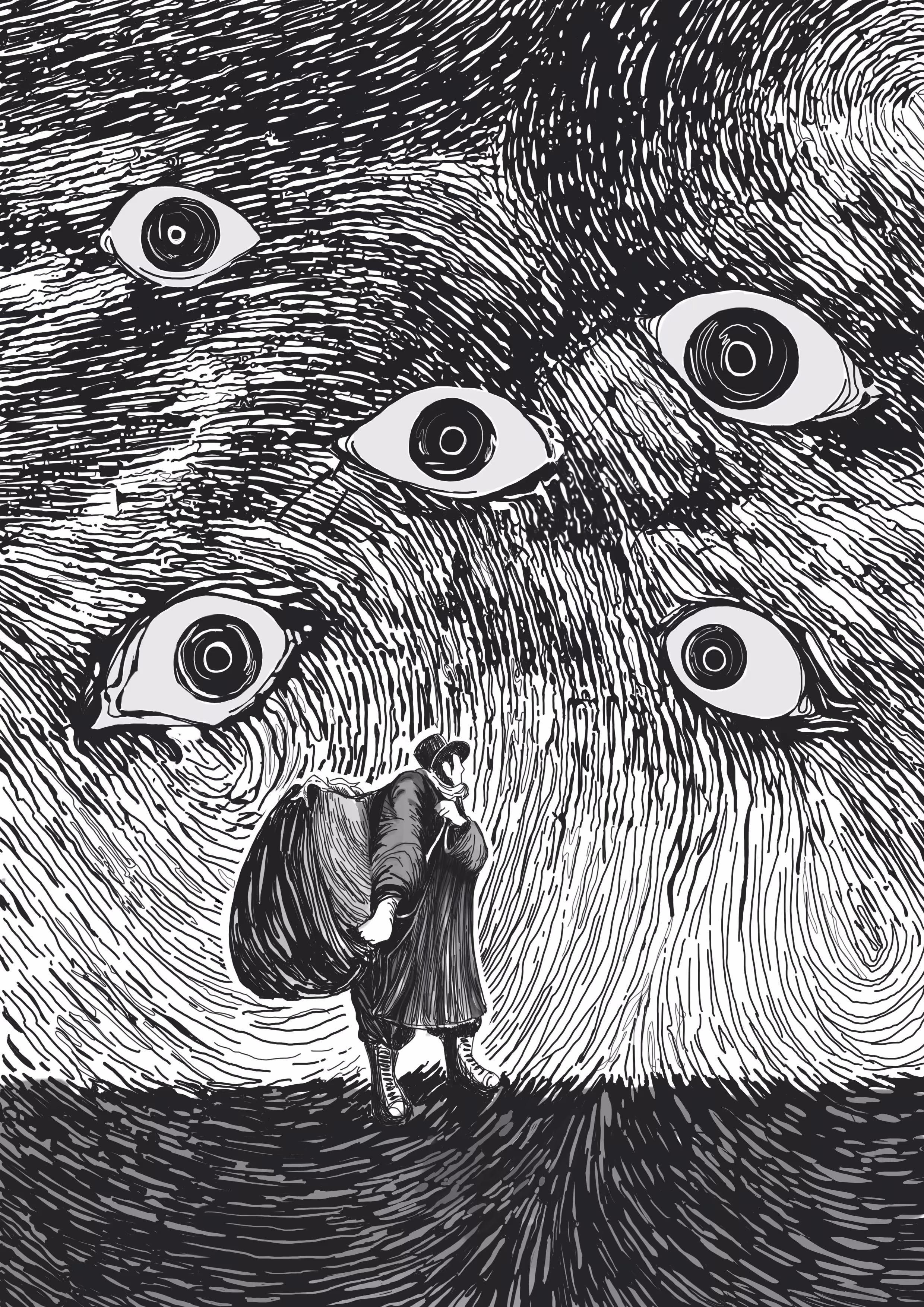 Hunter's eyes