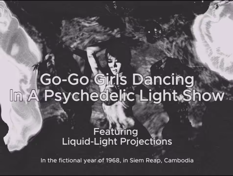 Go-Go Girls Dancing In A Psychederic Light Show