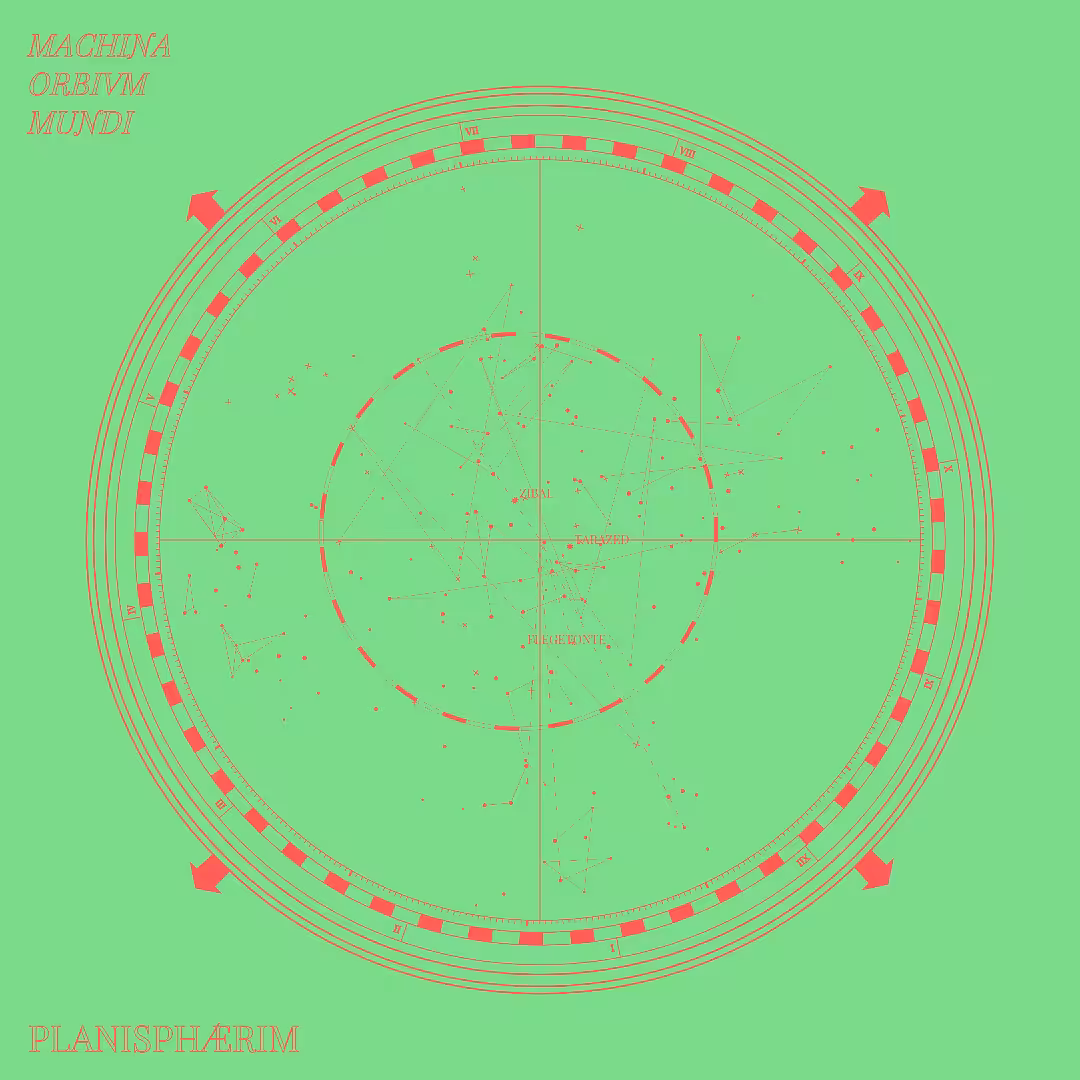 A Fictional Map Of Constellations #73