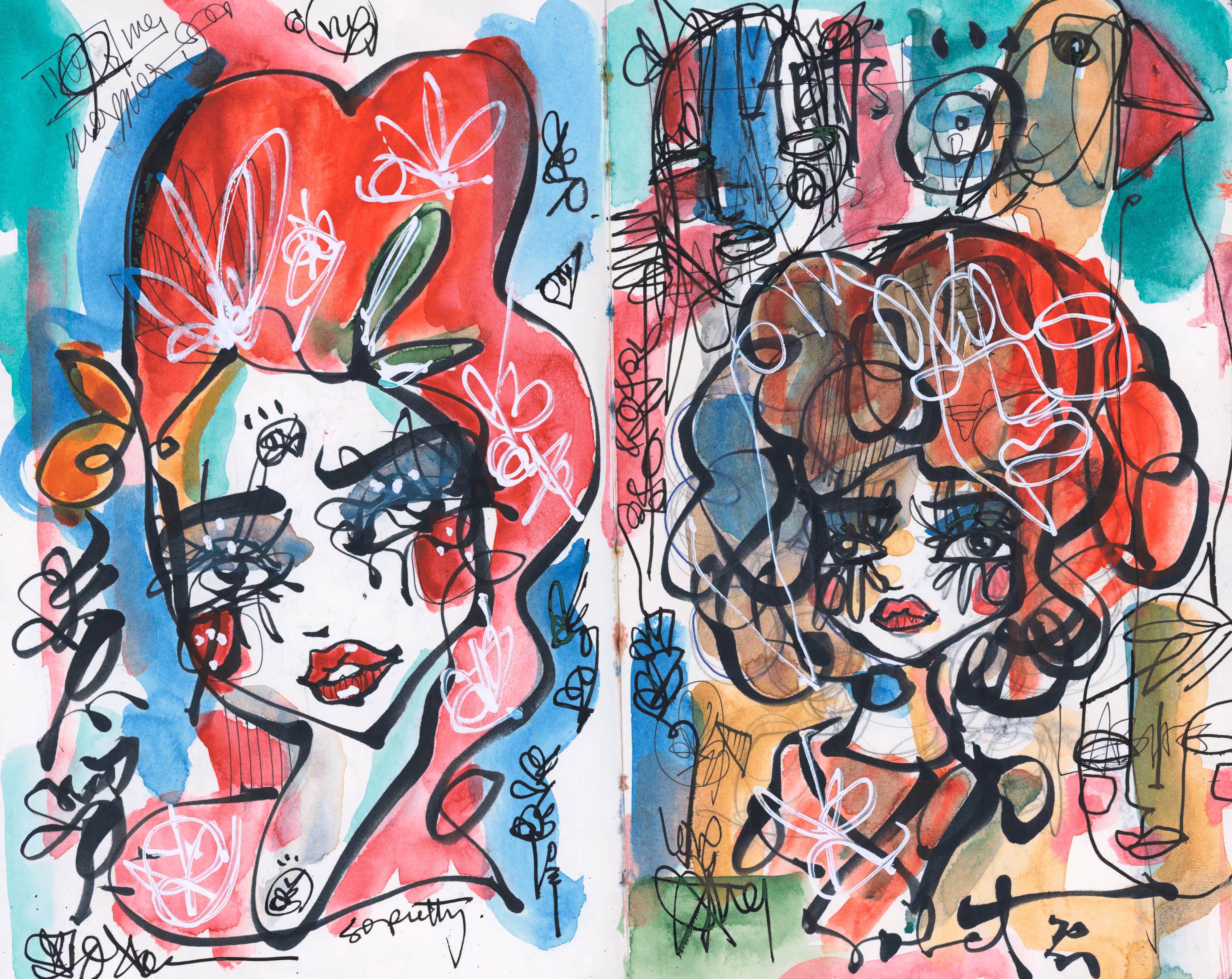 #023 / TOO MUCH 2021 SABET / SKETCHBOOK 1
