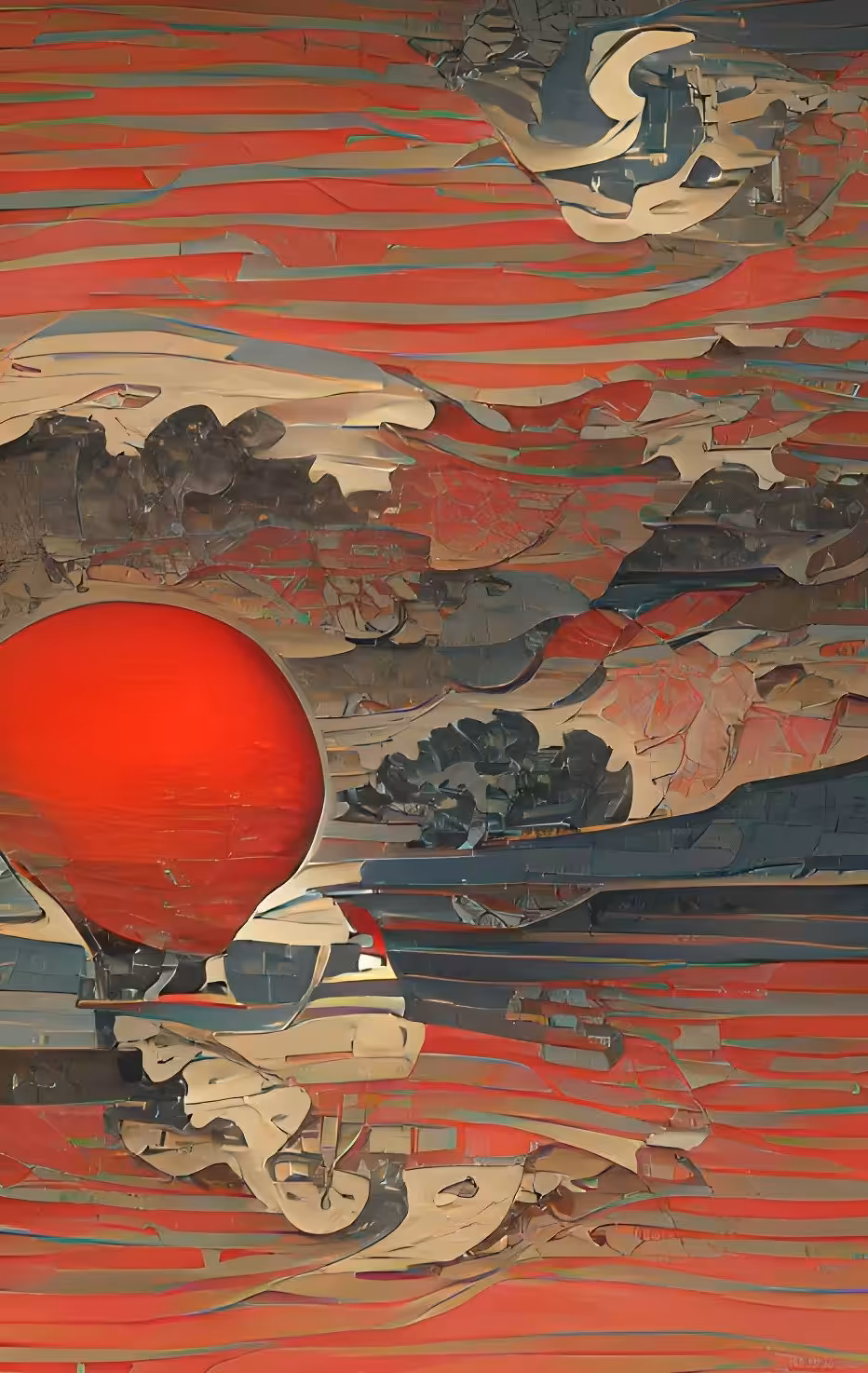 Red Skies as Night