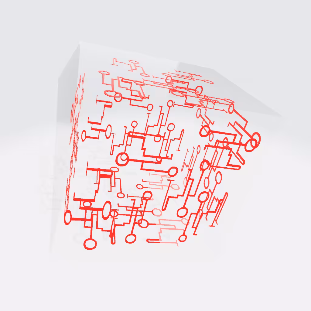 Rotating circuit cube