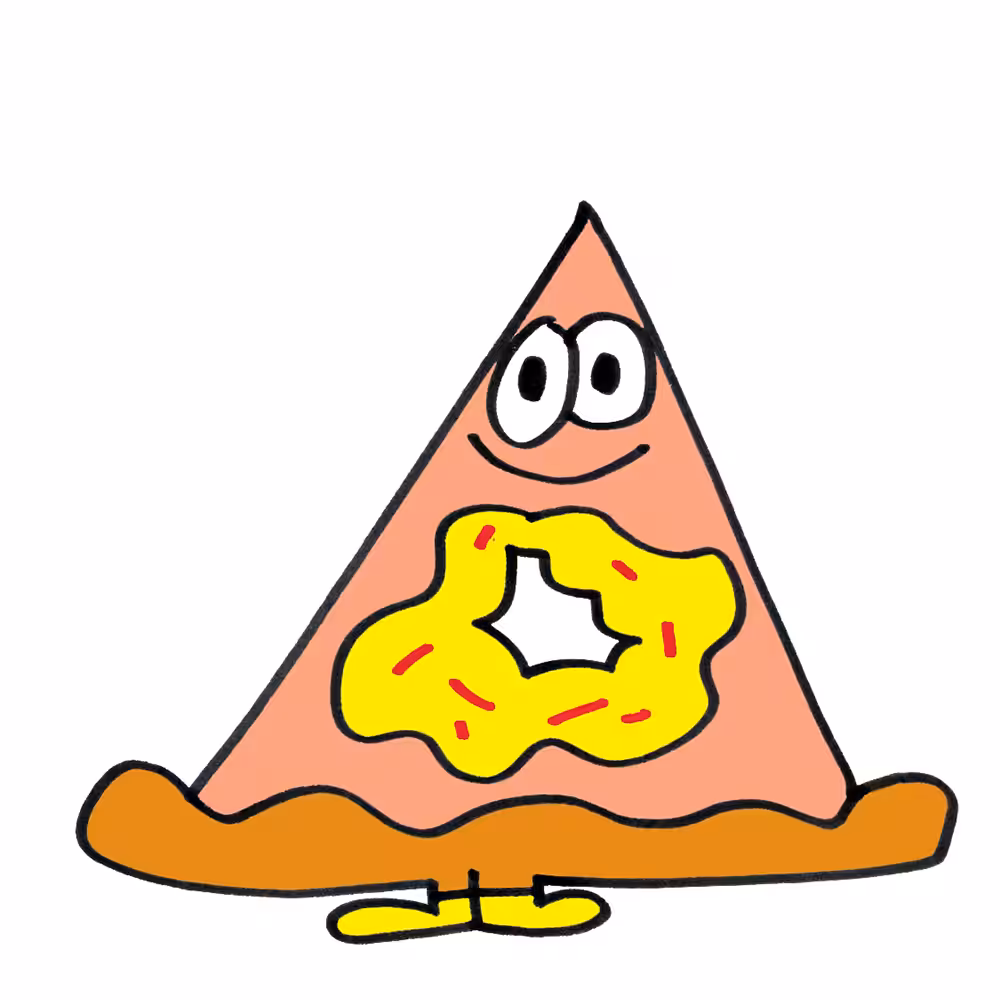 Donut Slice Cheese