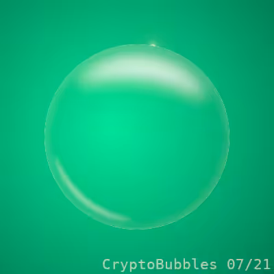 CryptoBubbles - Spring Green