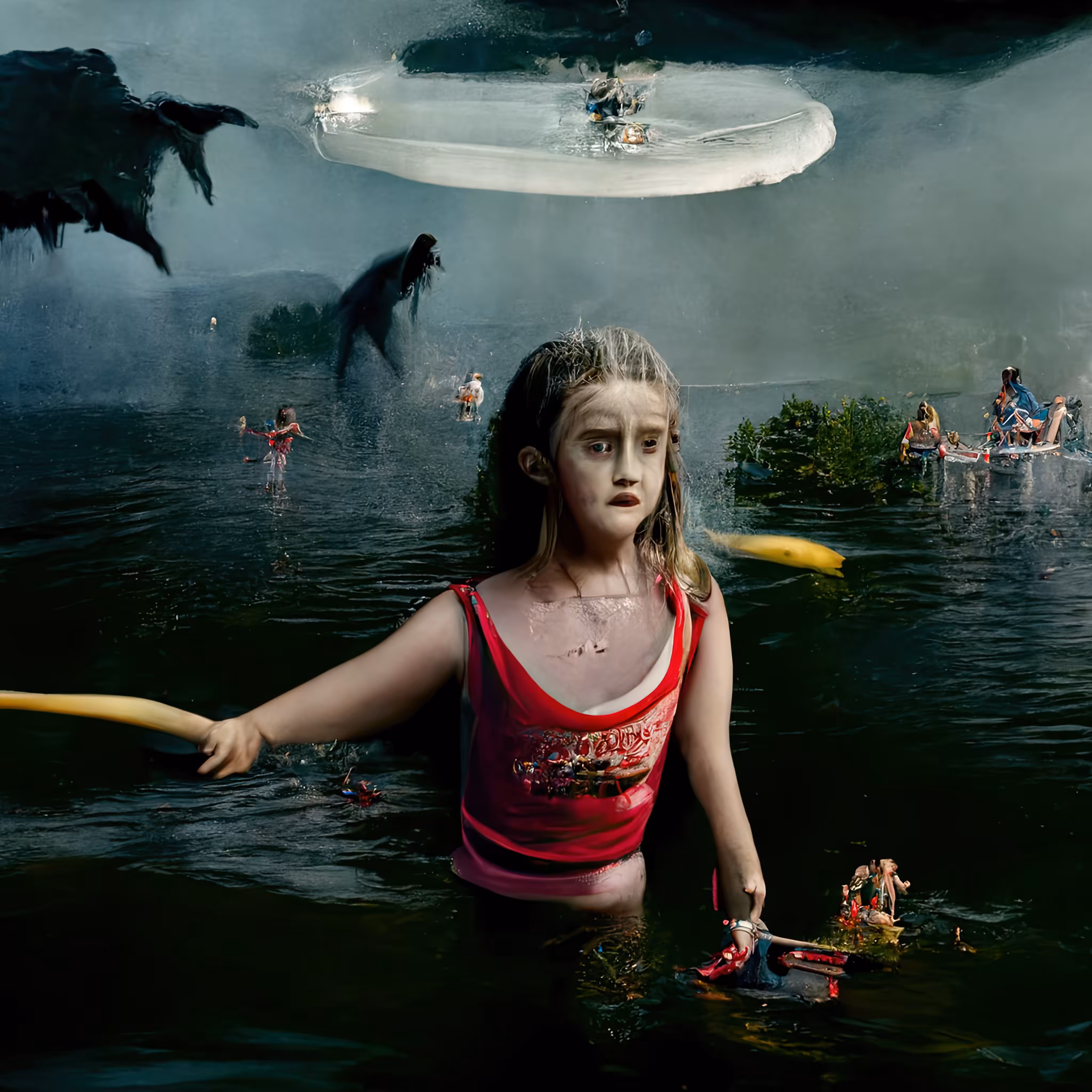 Alice Swimming