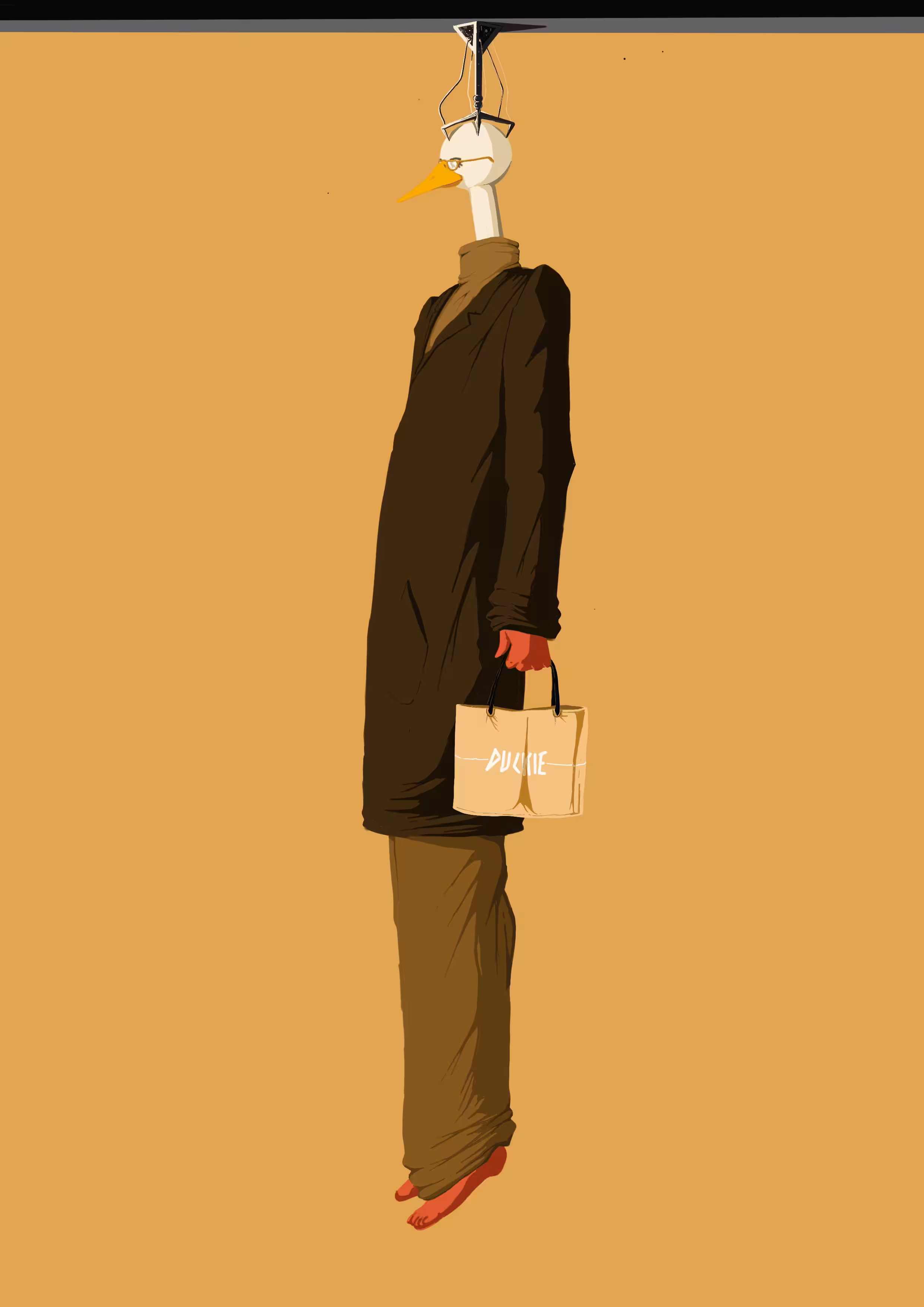brown duck #007