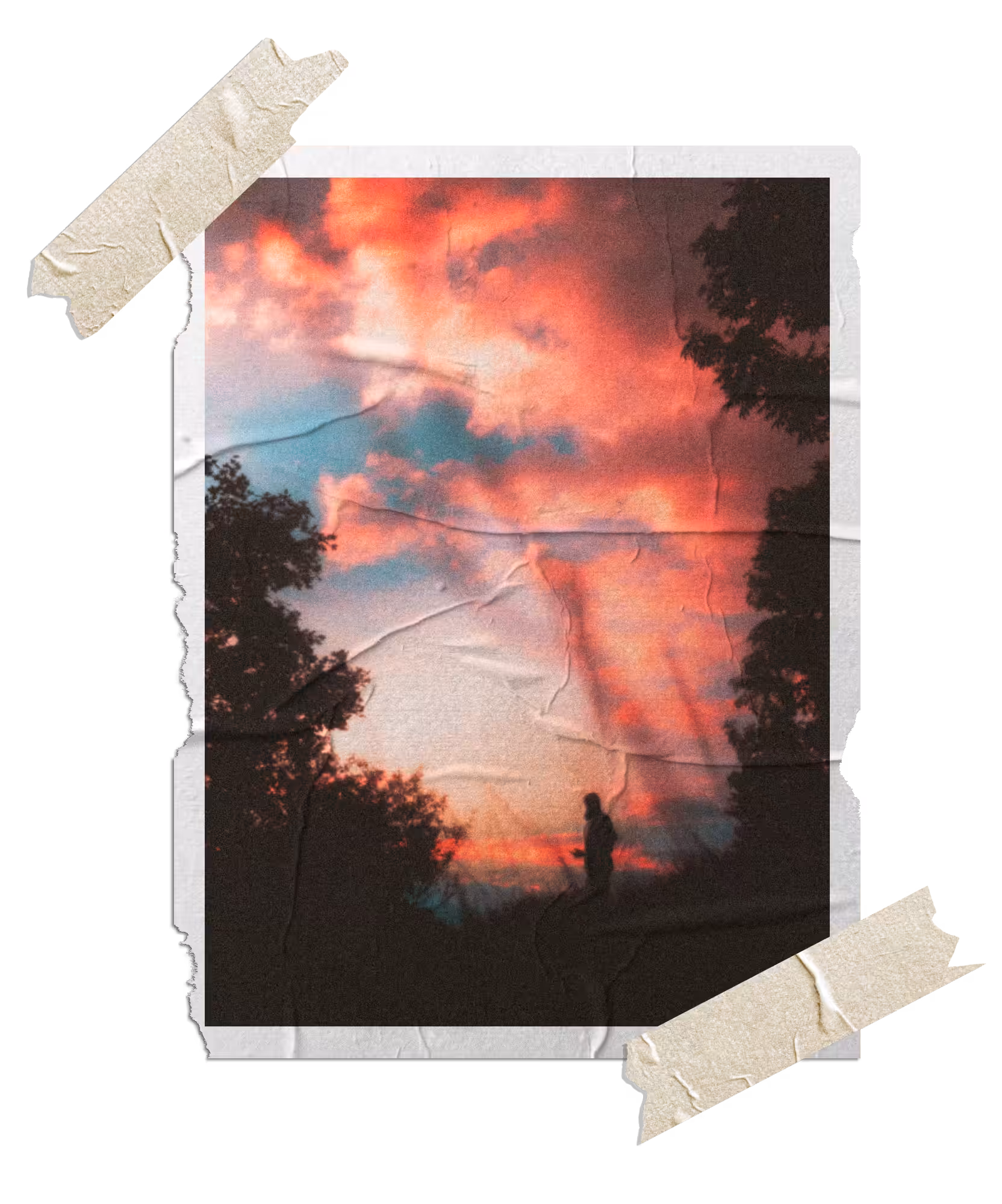 Pink fluffy clouds