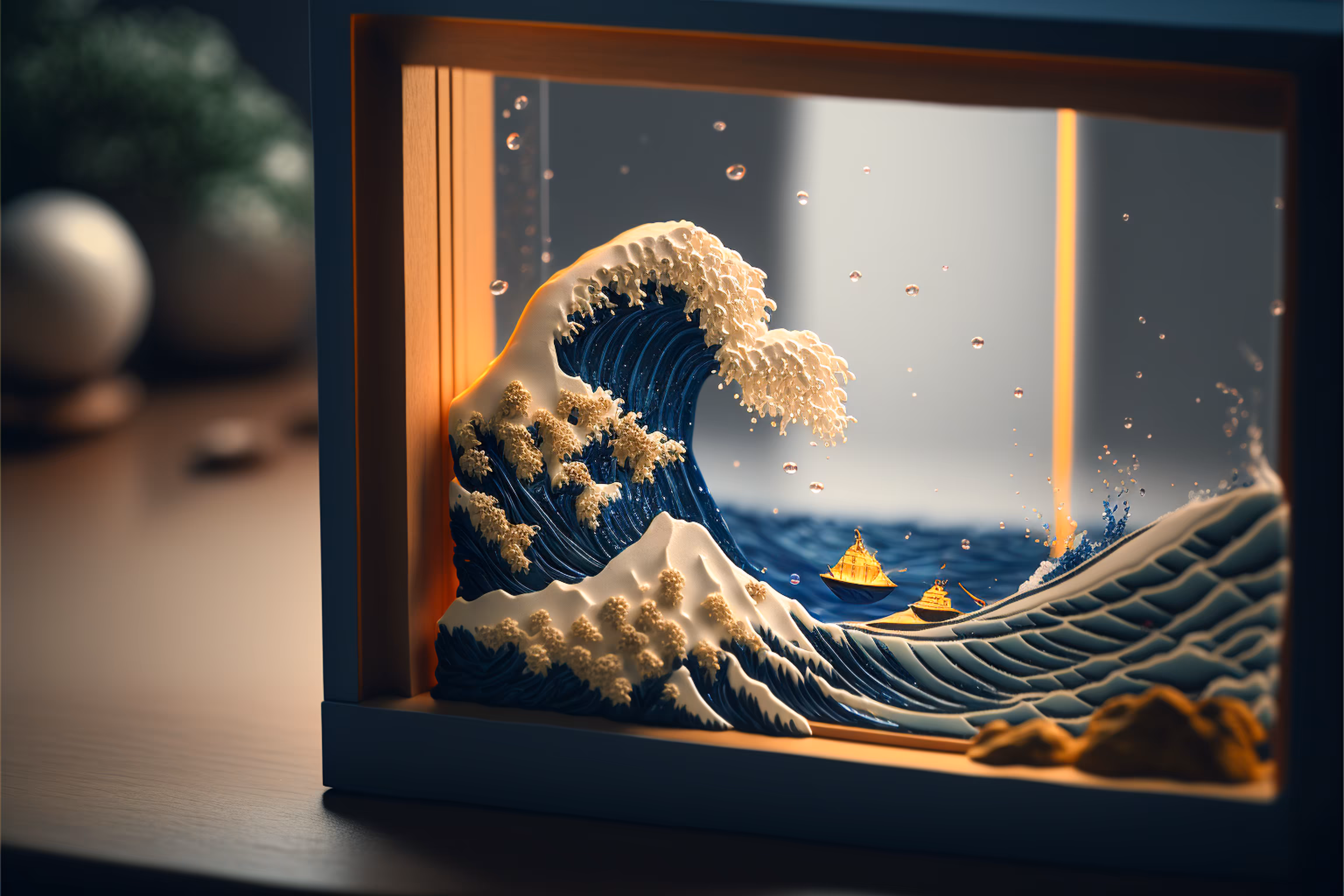 Dioramas - The Great Wave : 22