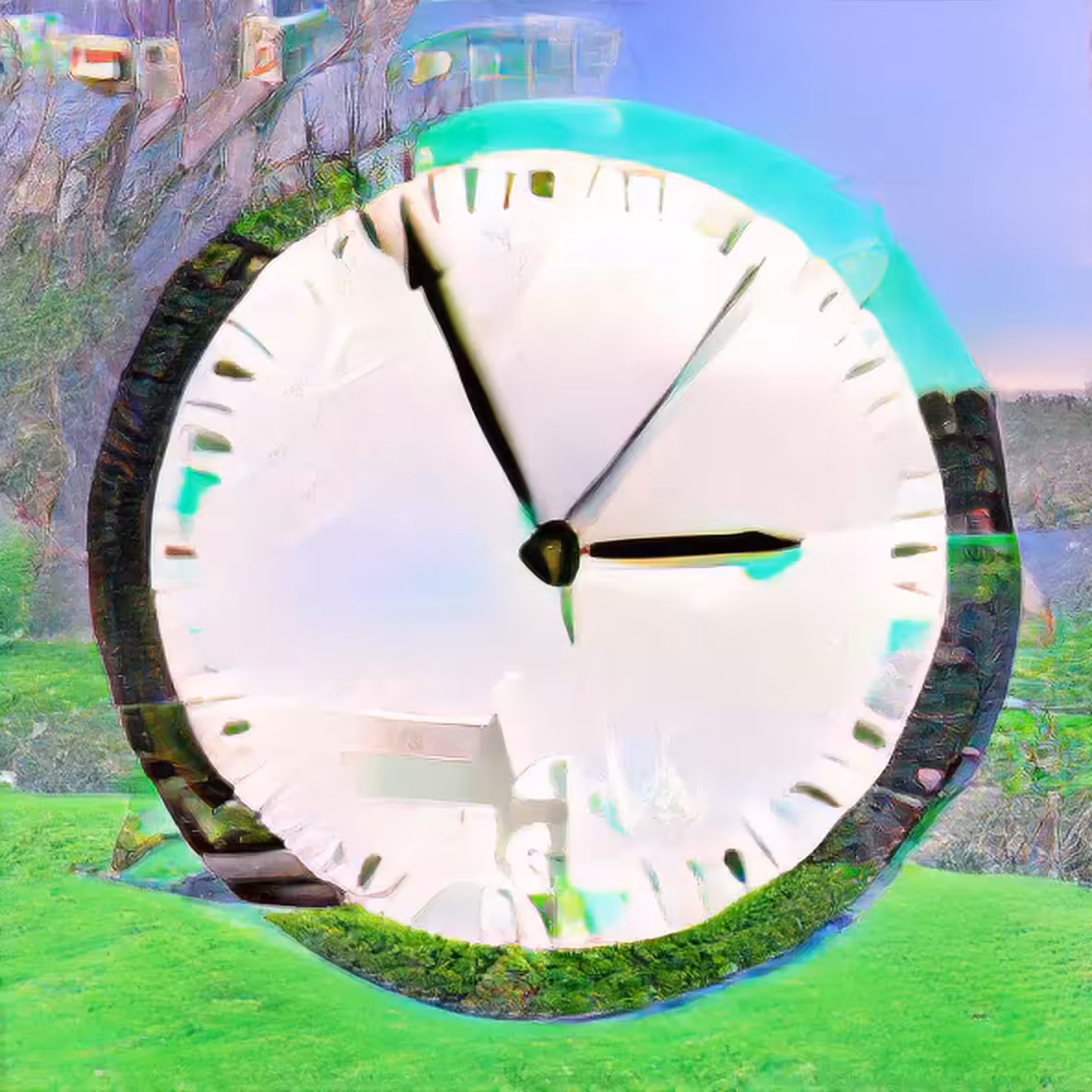 GlitchClocks AI - Clock Face