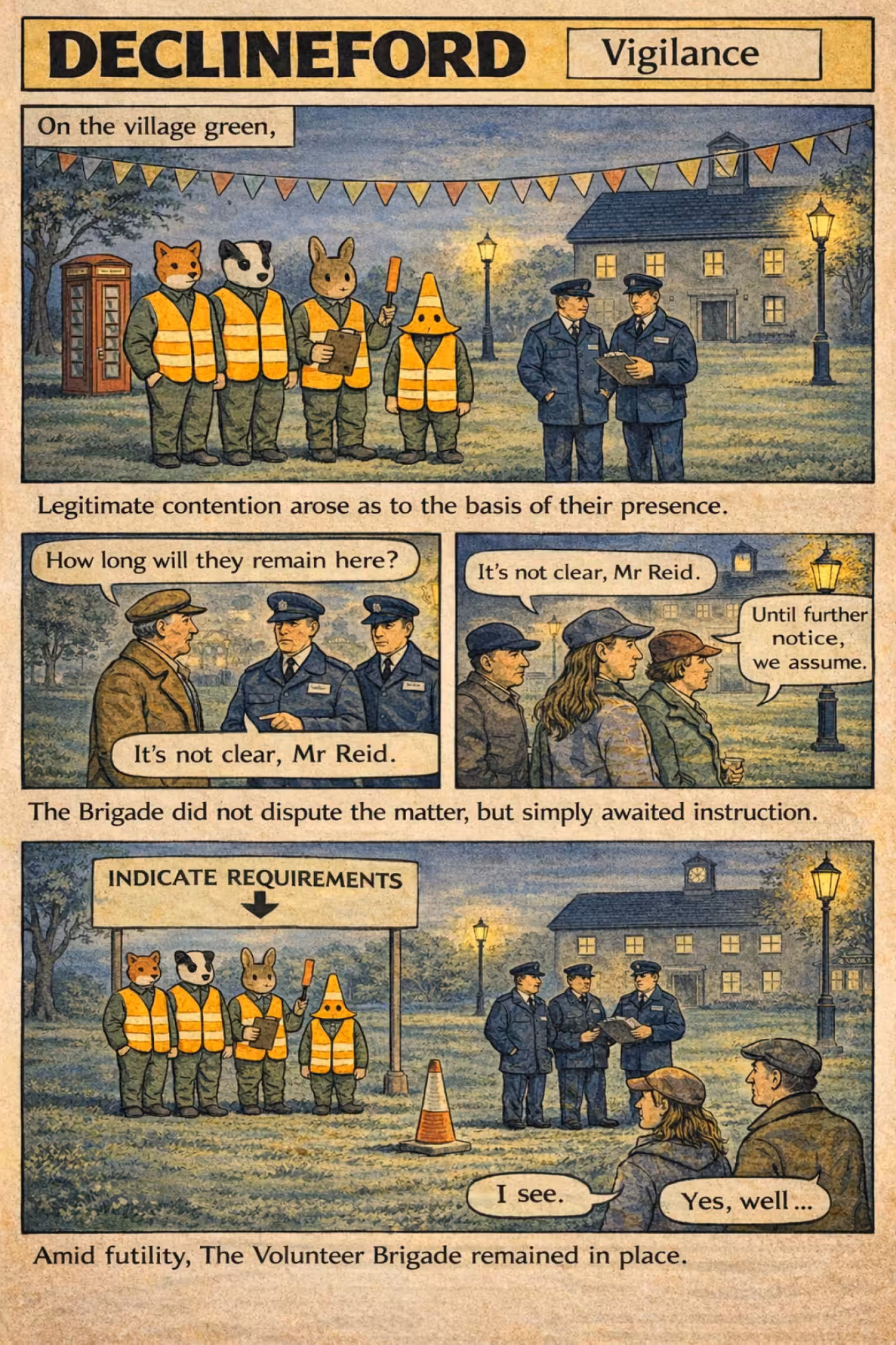Declineford: The Volunteer Brigade (Reassurance Provided)