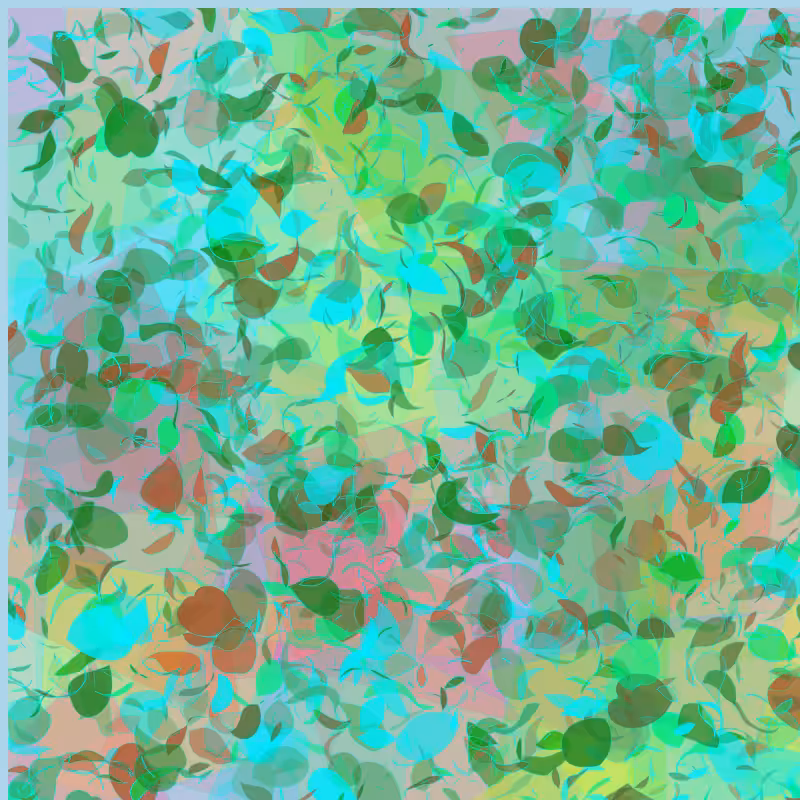 Leaves and glasses #20