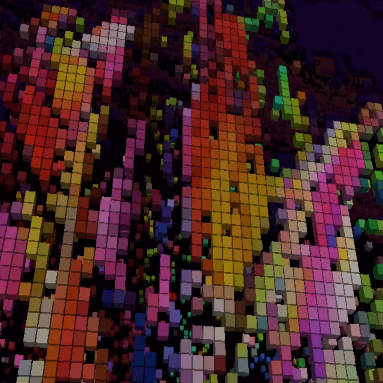 The world is a painting : Particles╢▓of colored the secret