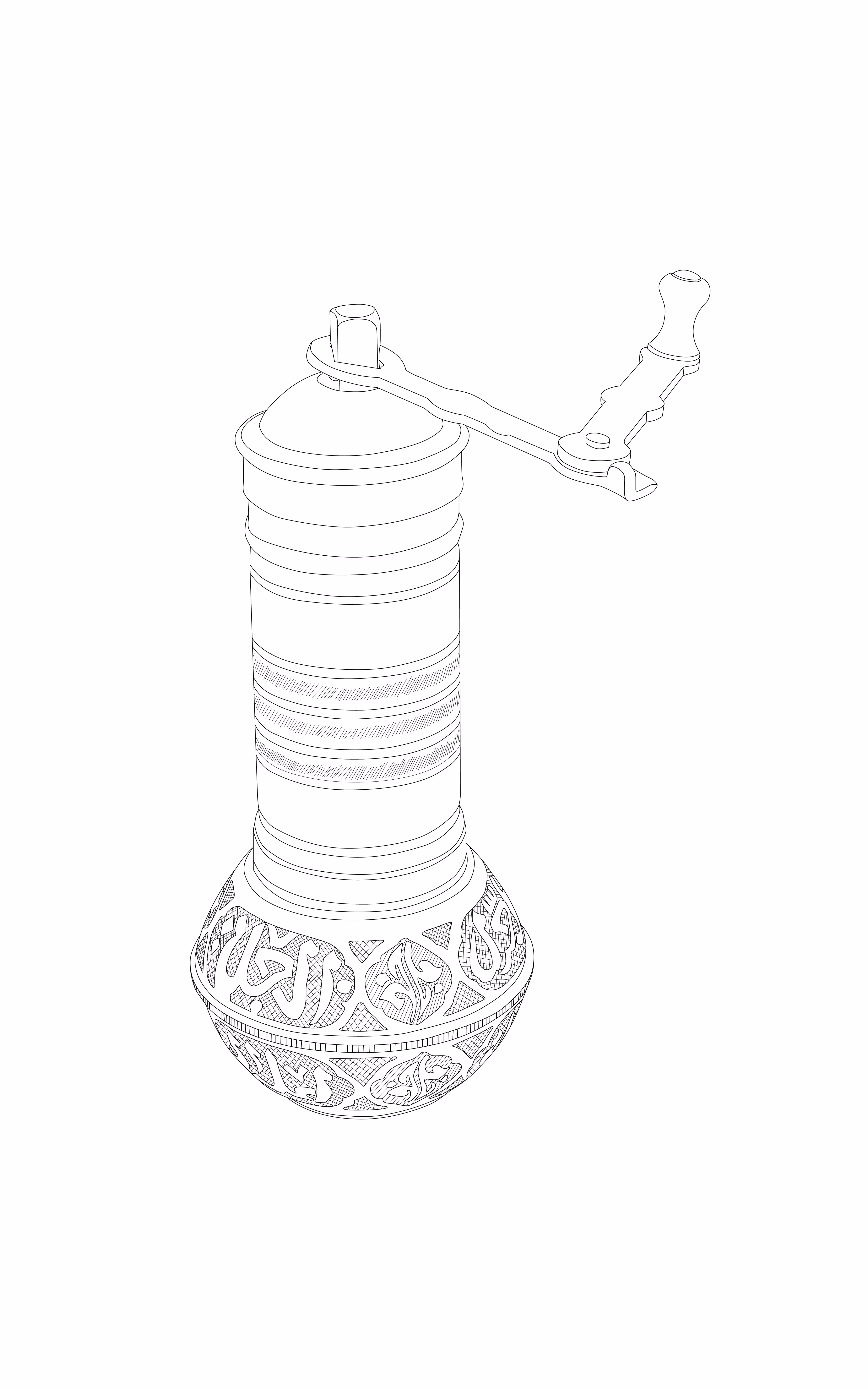 turkish coffee grinder coffee vector 2 of 5