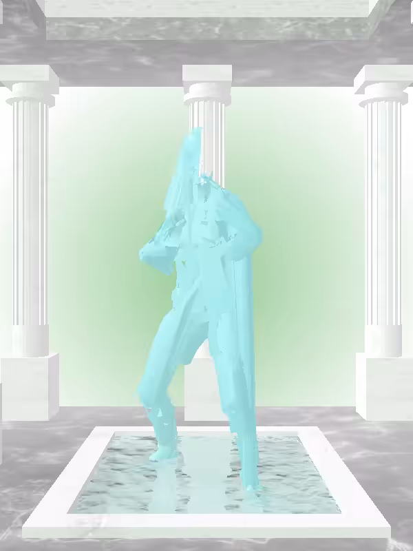 HeavenComputer: The Punching Minty Green Woman #2561