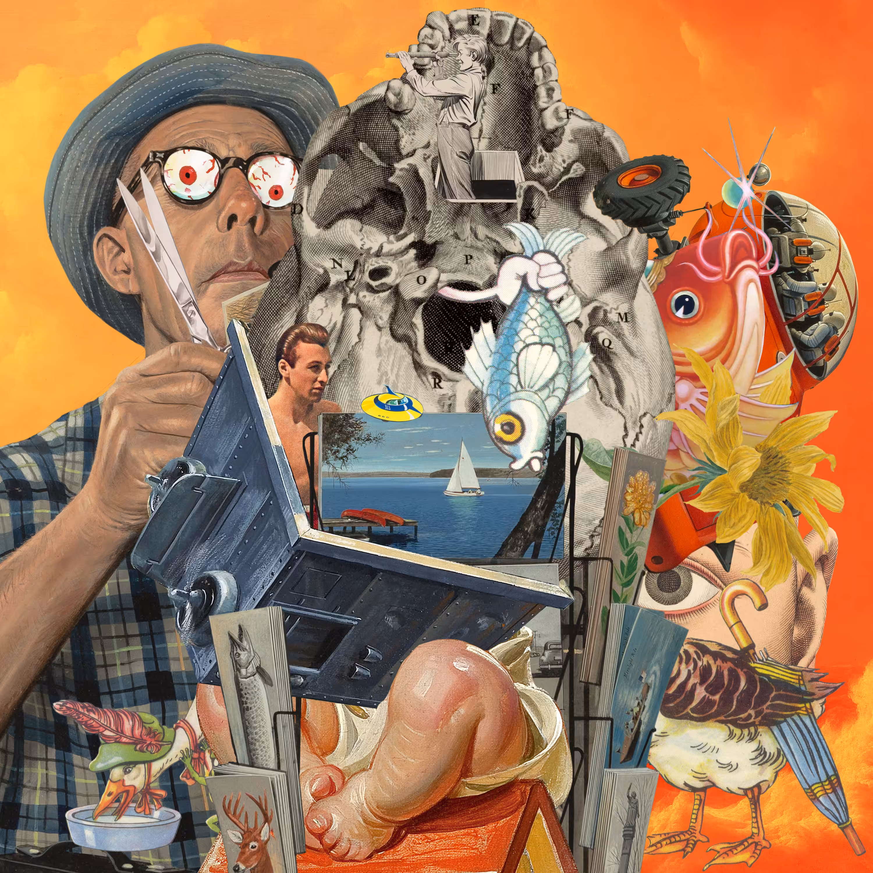 A Portrait of the Artist as a Collage Artist