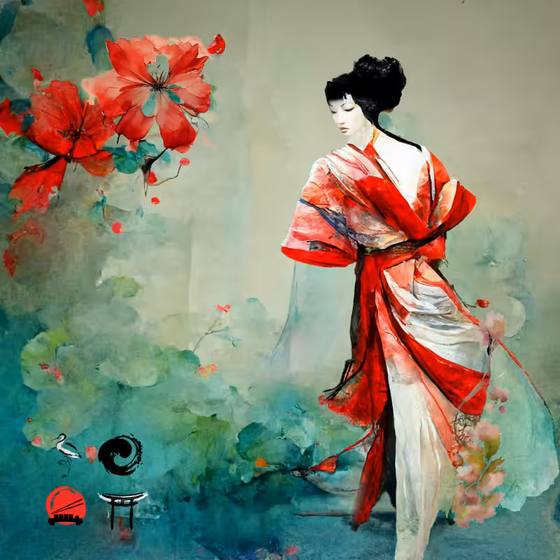 The dancing geisha #21