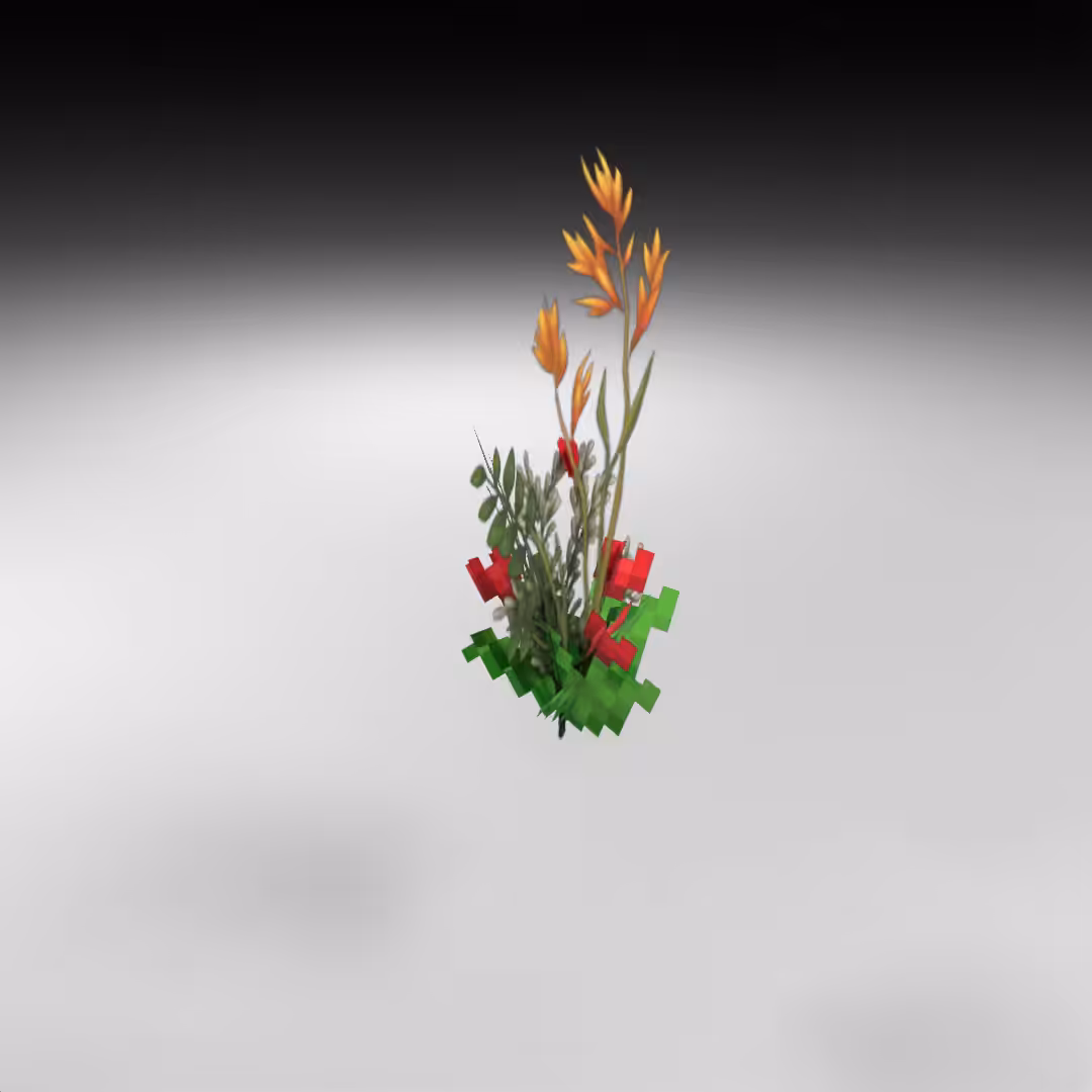 Out-Game Flowers (Small Bouquets): Hand-hacked Bouquet 135