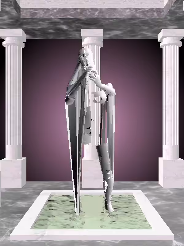 HeavenComputer: The Cheering Phantom Grey Woman #1191